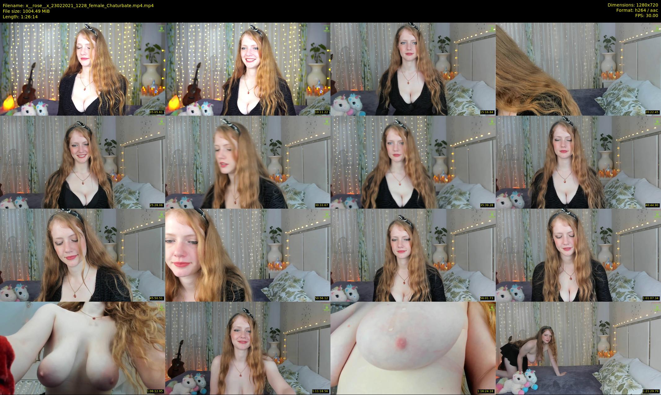 x__rose__x — 87 minute Chaturbate female cam show recording, 720p, Feb 23, 2021