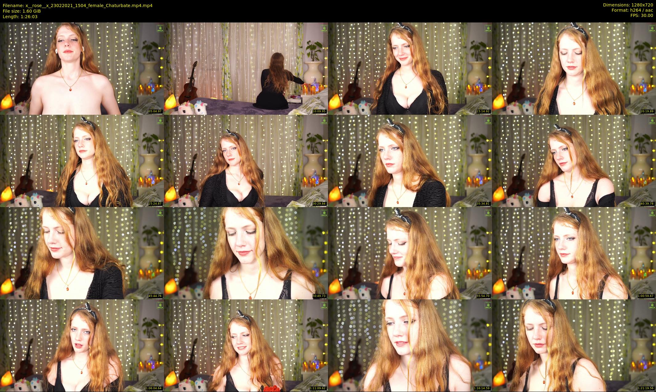 x__rose__x — 87 minute Chaturbate female cam show recording, 720p, Feb 23, 2021