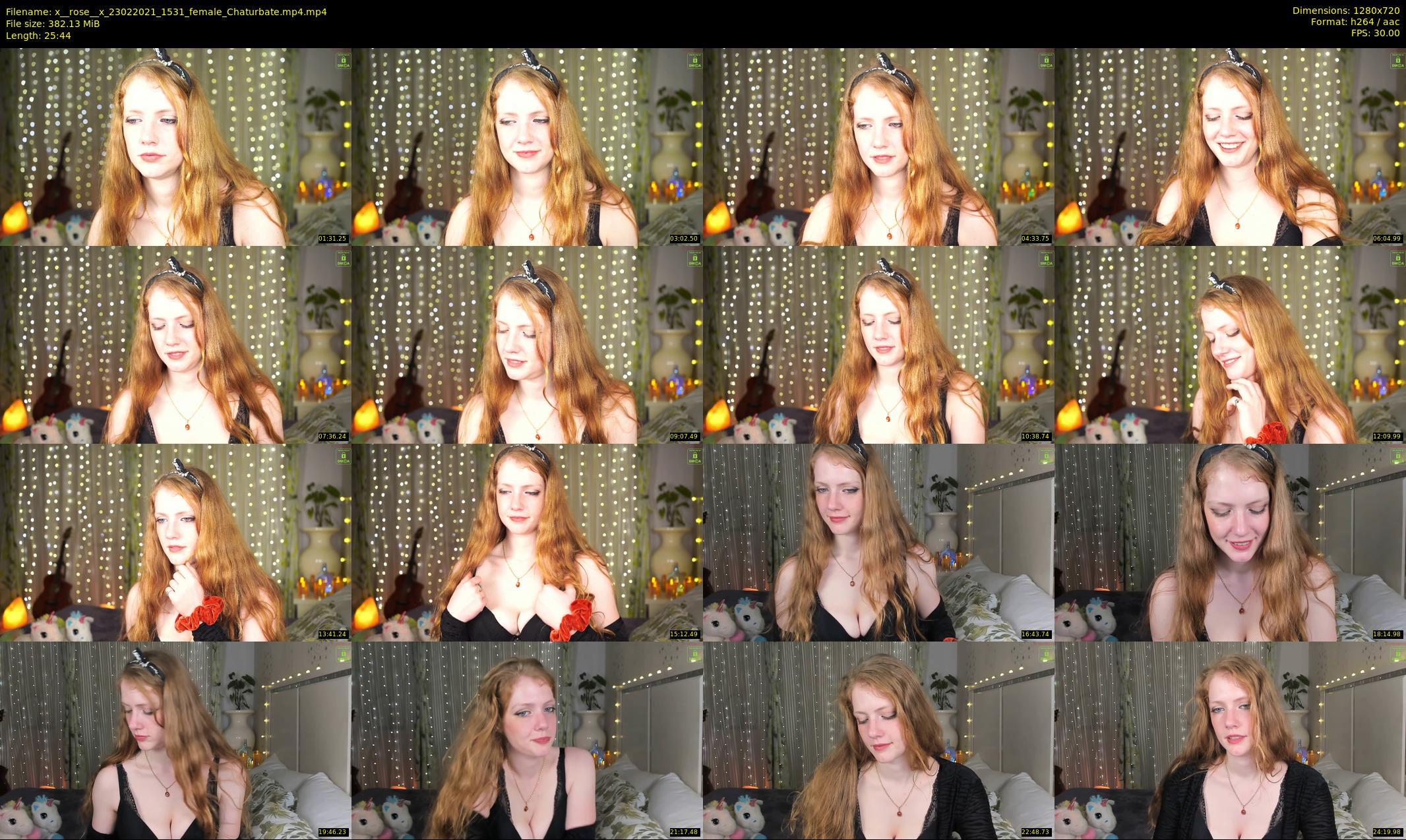 x__rose__x — 26 minute Chaturbate female cam show recording, 720p, Feb 23, 2021