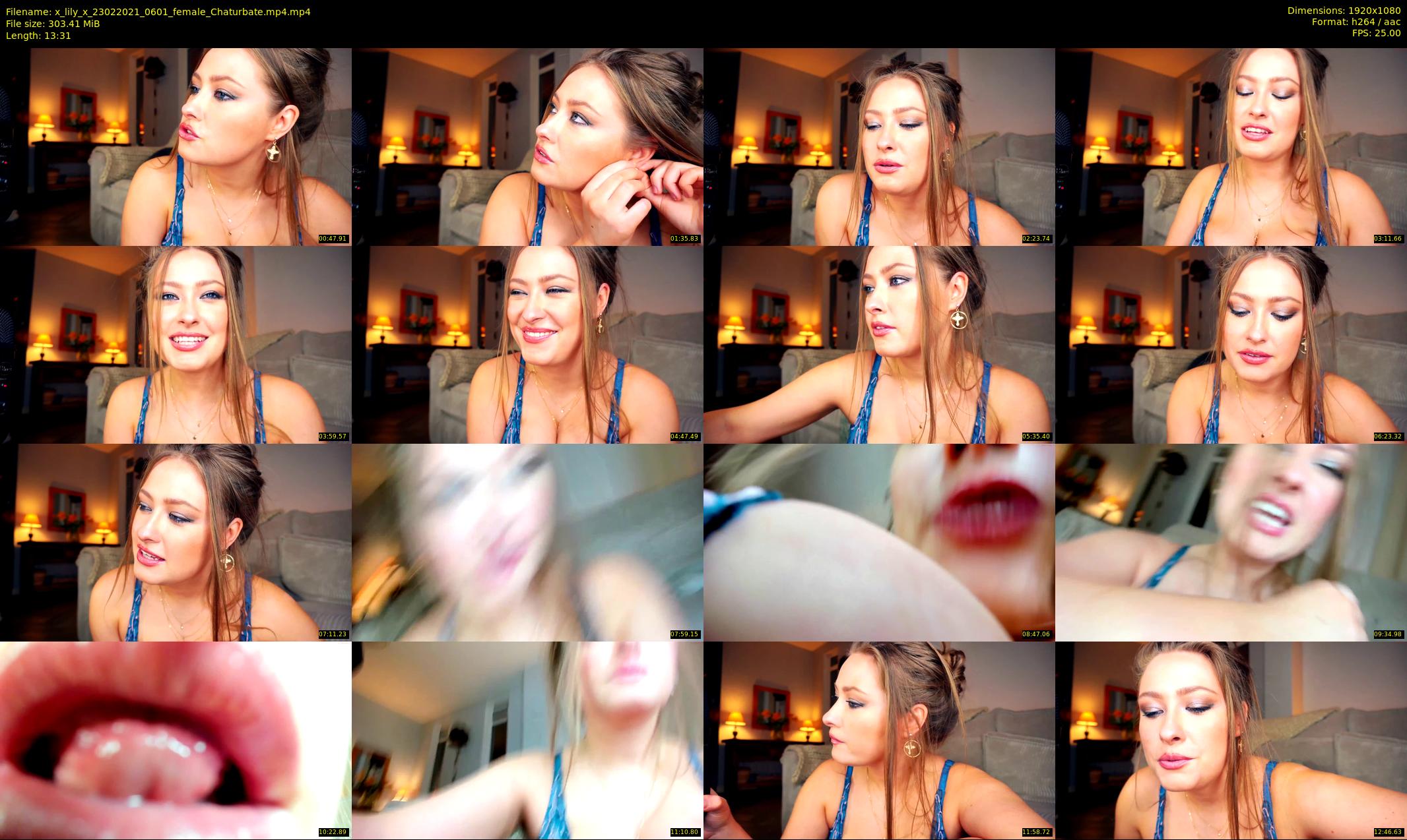x_lily_x — 14 minute Chaturbate female cam show recording, 1080p, Feb 23, 2021