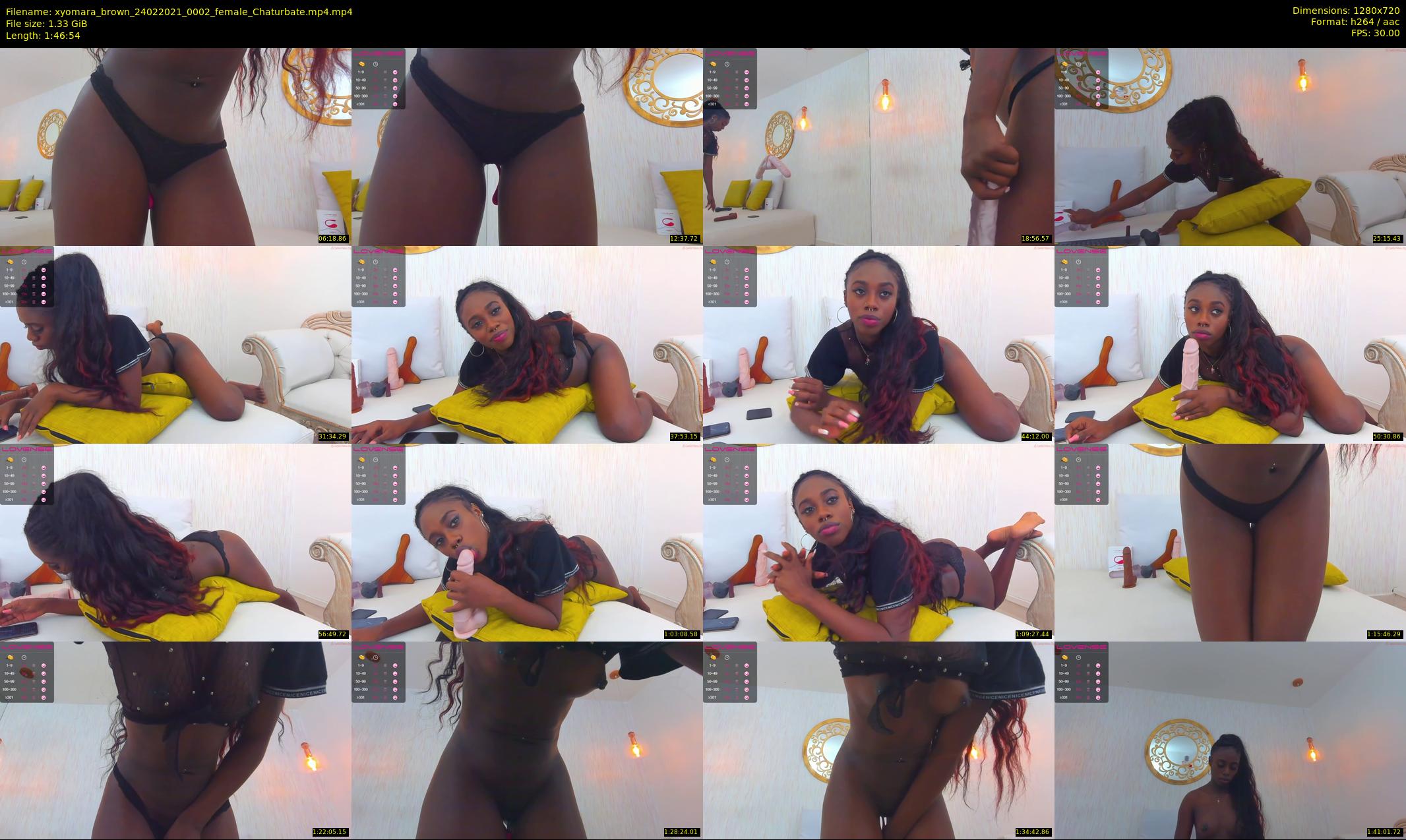 xyomara_brown — 107 minute Chaturbate female cam show recording, 720p, Feb 24, 2021
