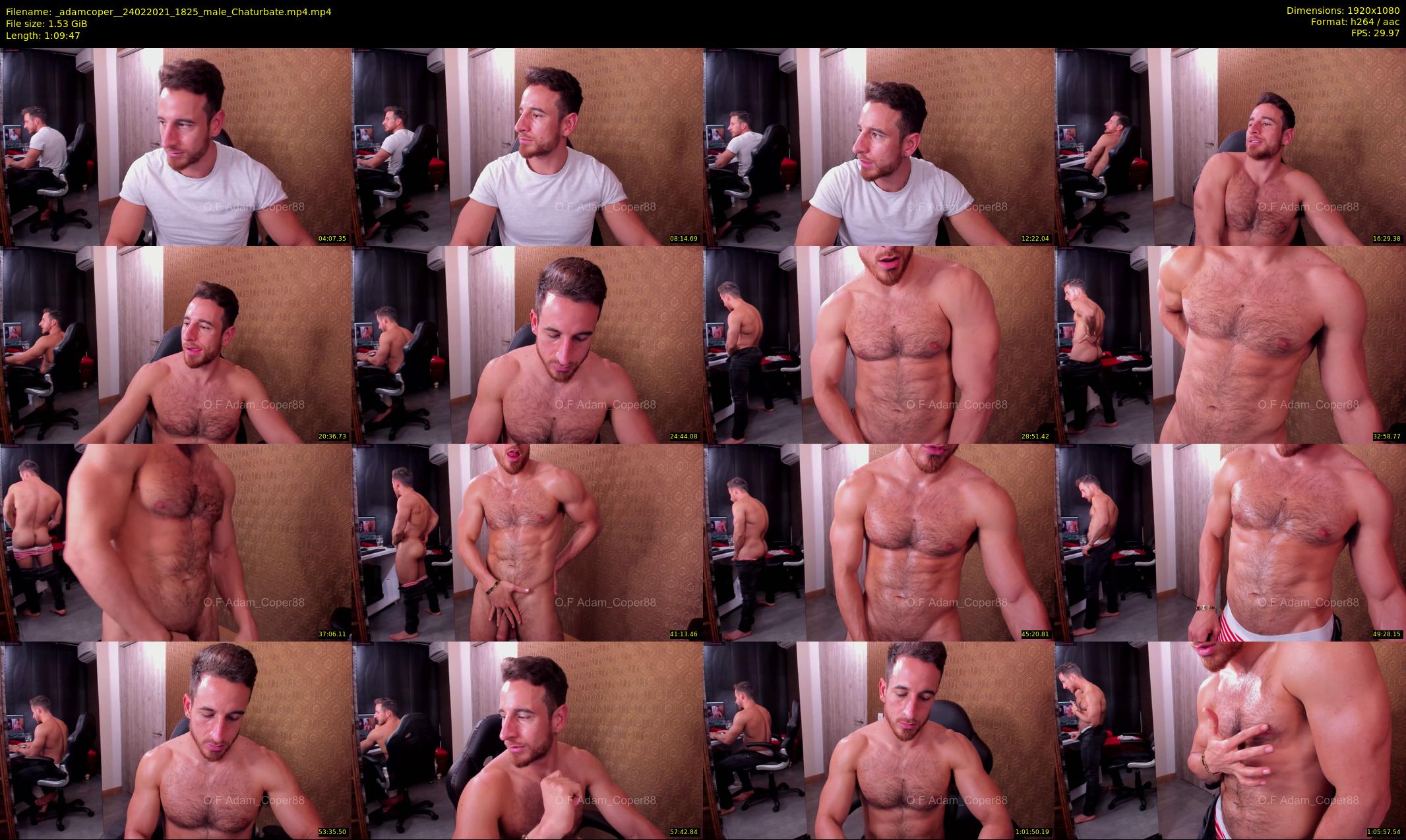 _adamcoper_ — 70 minute Chaturbate male cam show recording, 1080p, Feb 24, 2021