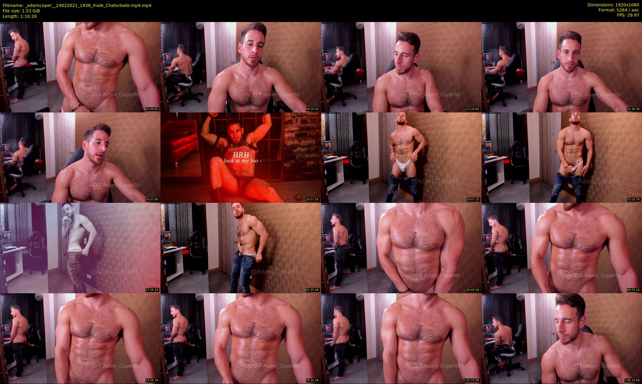 _adamcoper_ — 71 minute Chaturbate male cam show recording, 1080p, Feb 24, 2021