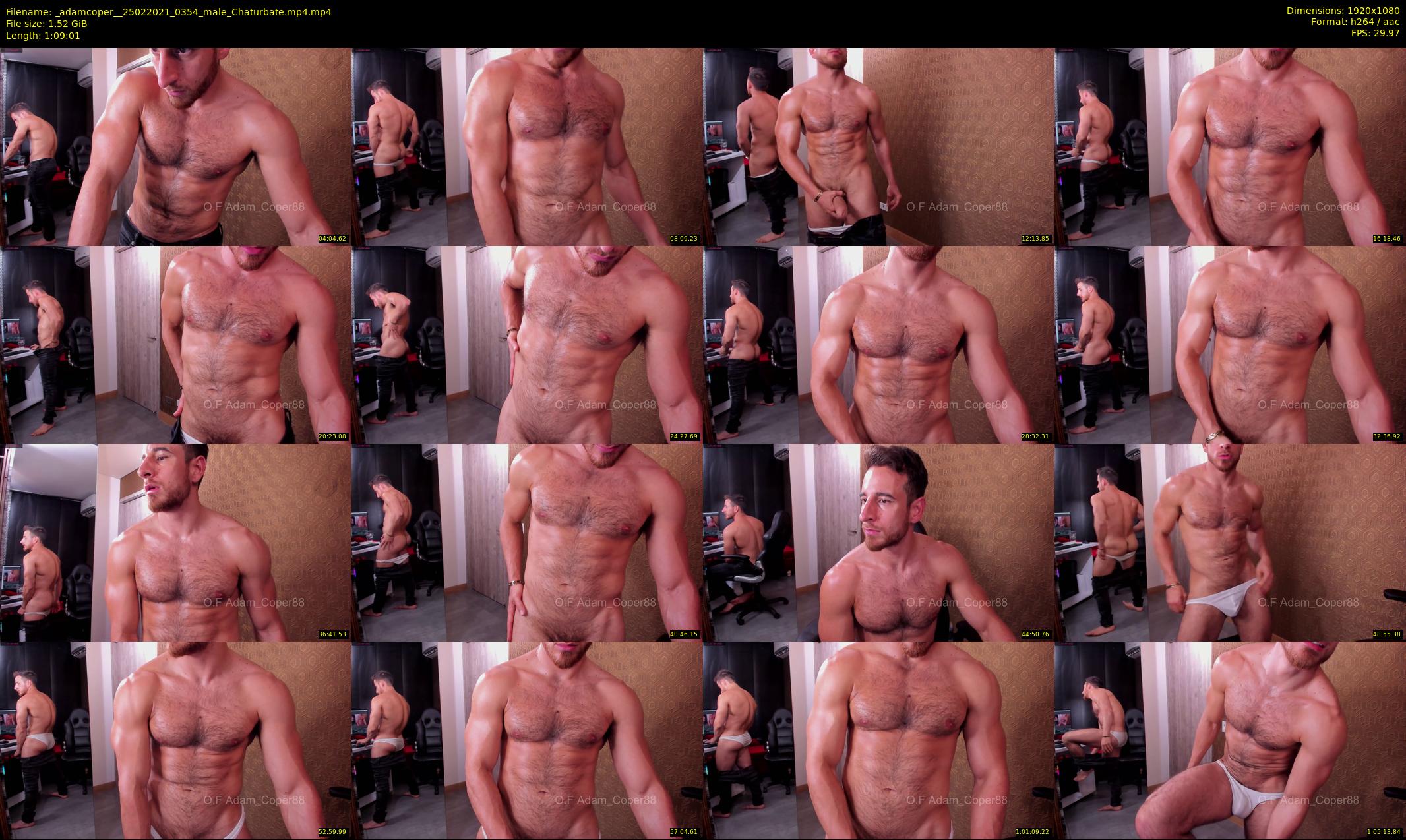 _adamcoper_ — 70 minute Chaturbate male cam show recording, 1080p, Feb 25, 2021