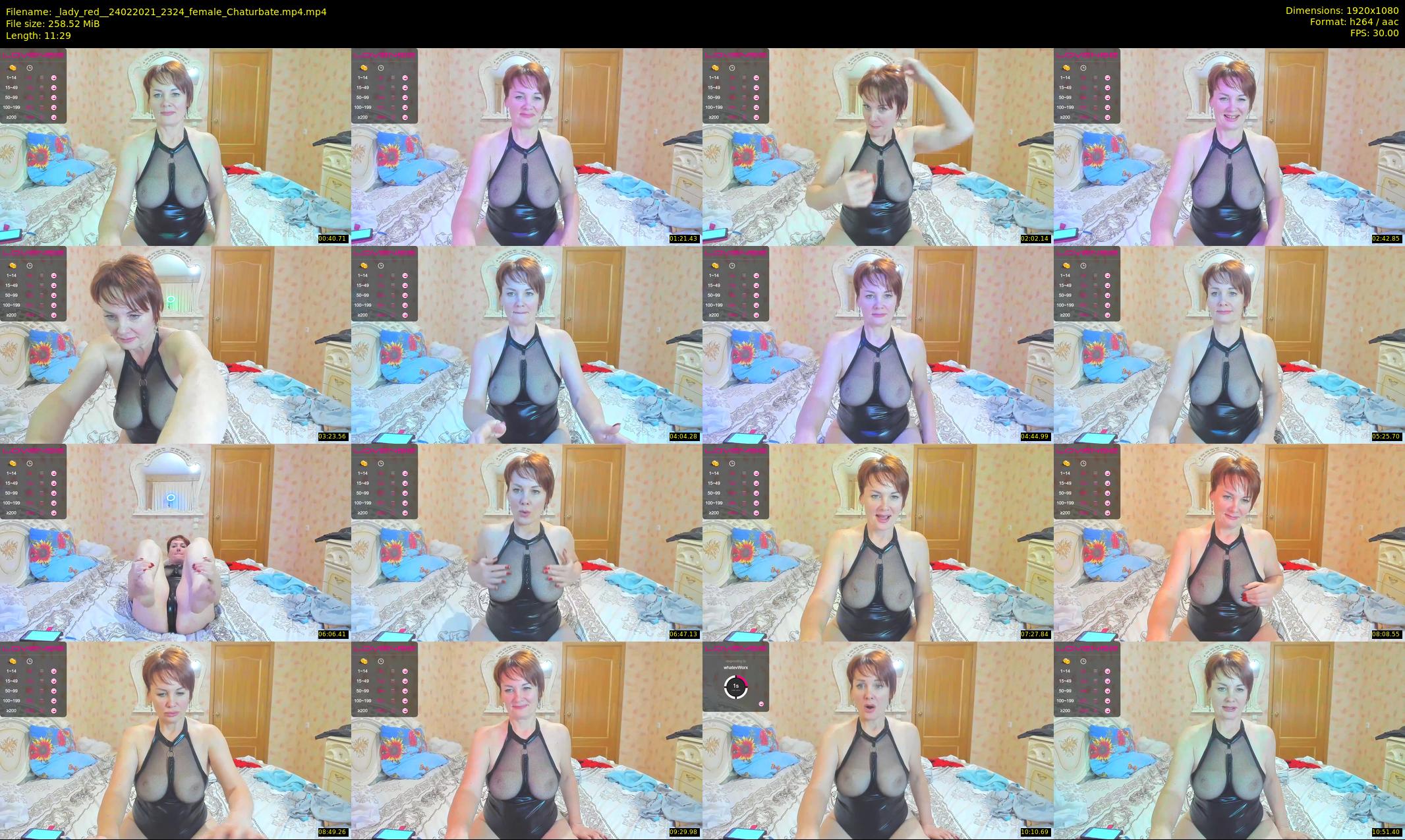 _lady_red_ — 12 minute Chaturbate female cam show recording, 1080p, Feb 24, 2021