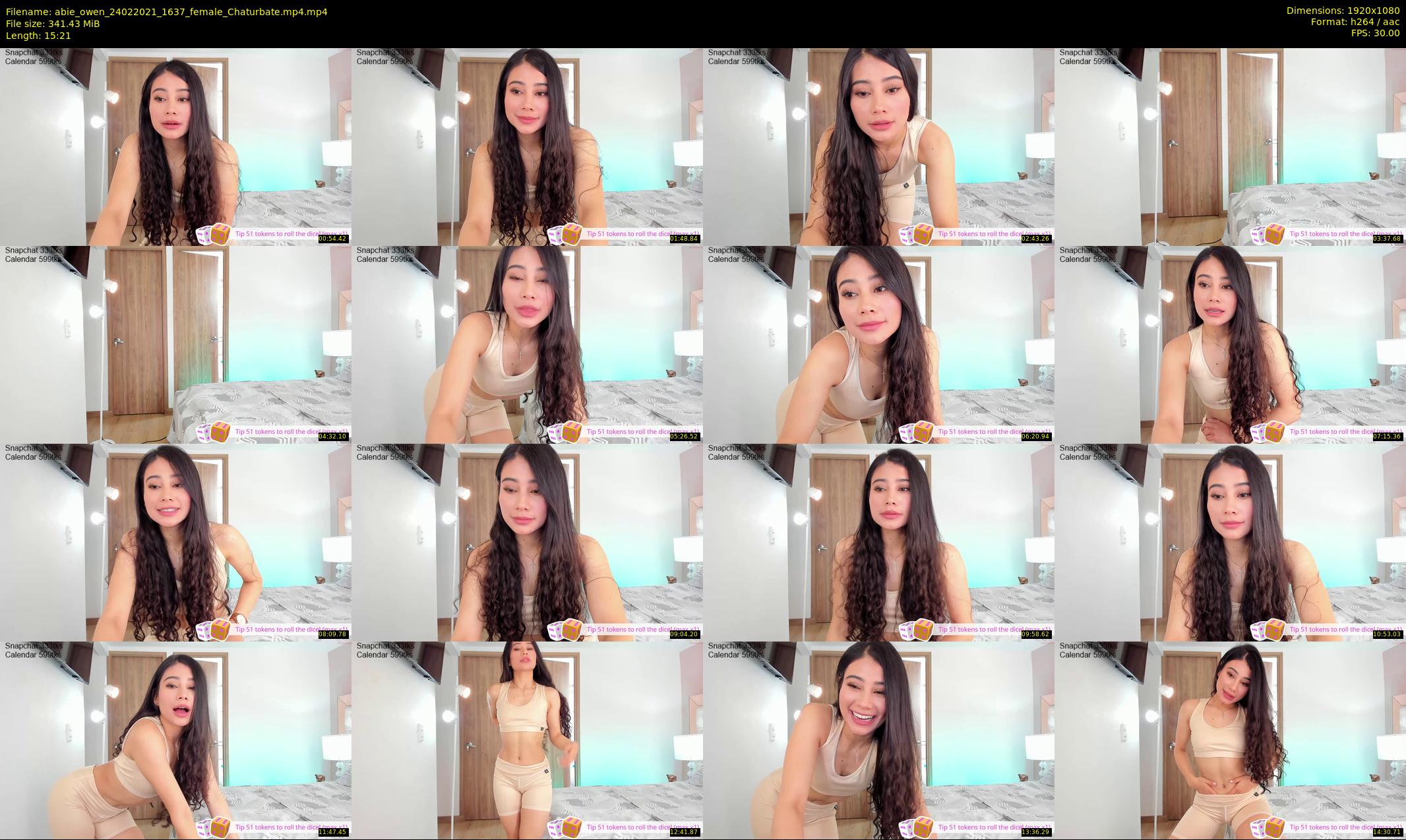 abie_owen — 16 minute Chaturbate female cam show recording, 1080p, Feb 24, 2021