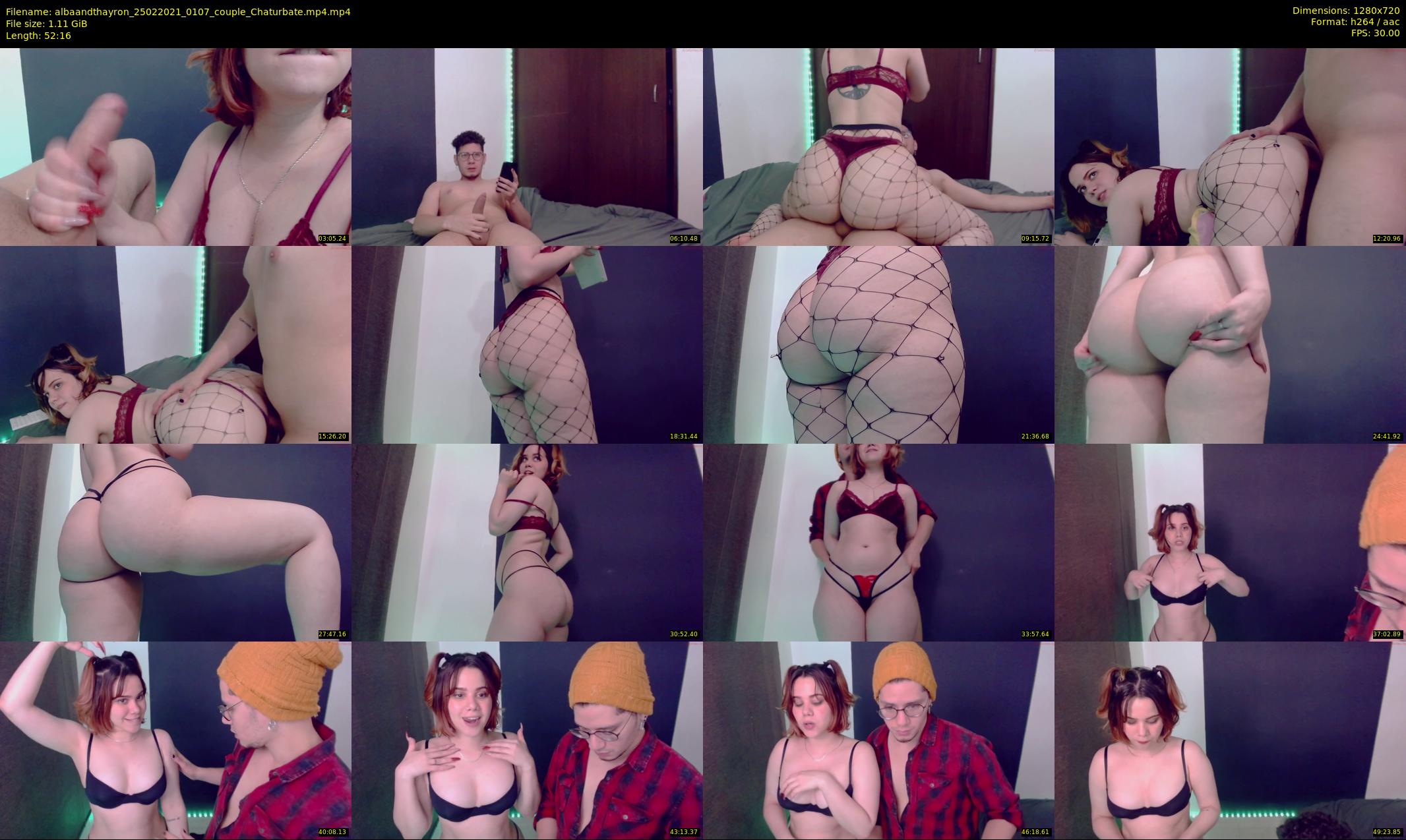 albaandthayron — 53 minute Chaturbate couple cam show recording, 720p, Feb 25, 2021