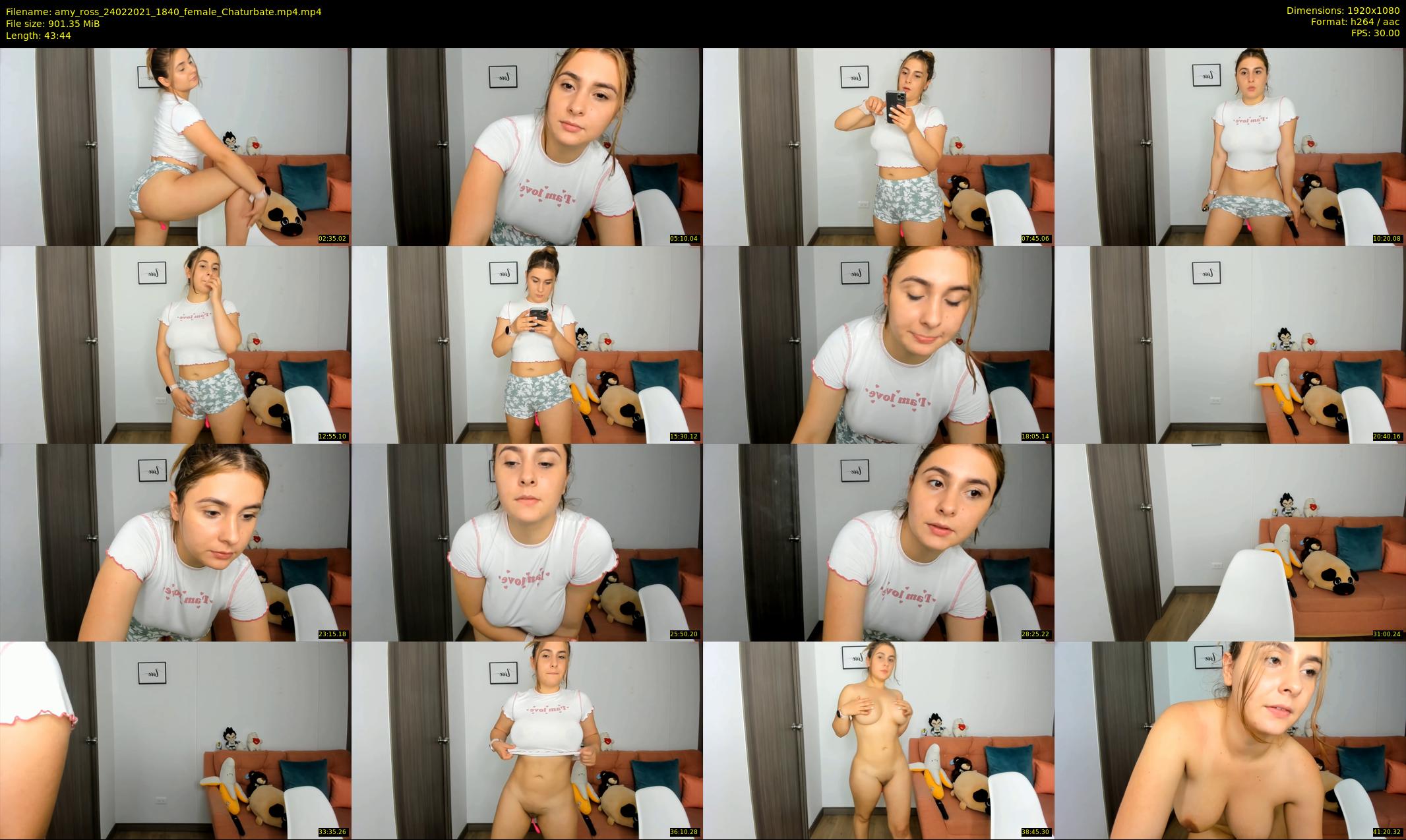 amy_ross — 44 minute Chaturbate female cam show recording, 1080p, Feb 24, 2021