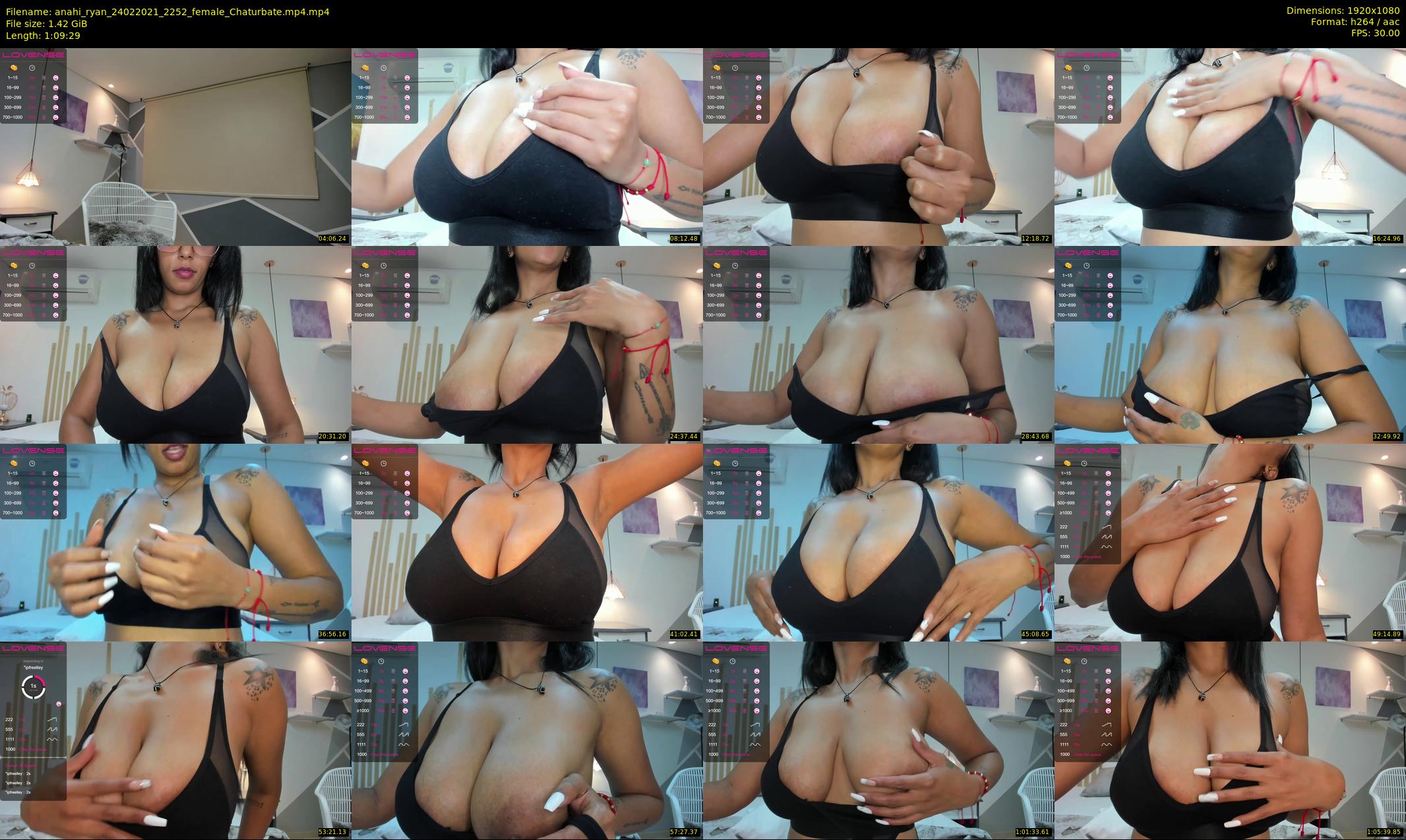 anahi_ryan — 70 minute Chaturbate female cam show recording, 1080p, Feb 24, 2021