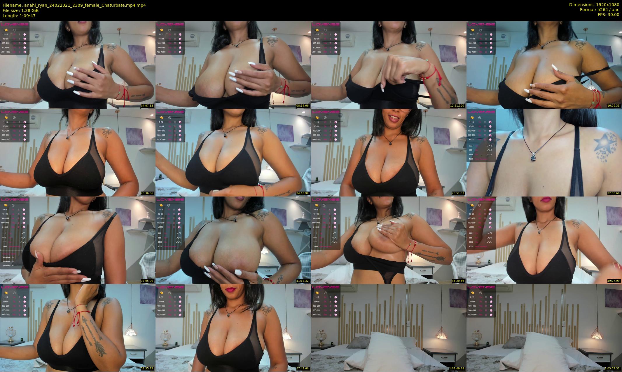 anahi_ryan — 70 minute Chaturbate female cam show recording, 1080p, Feb 24, 2021