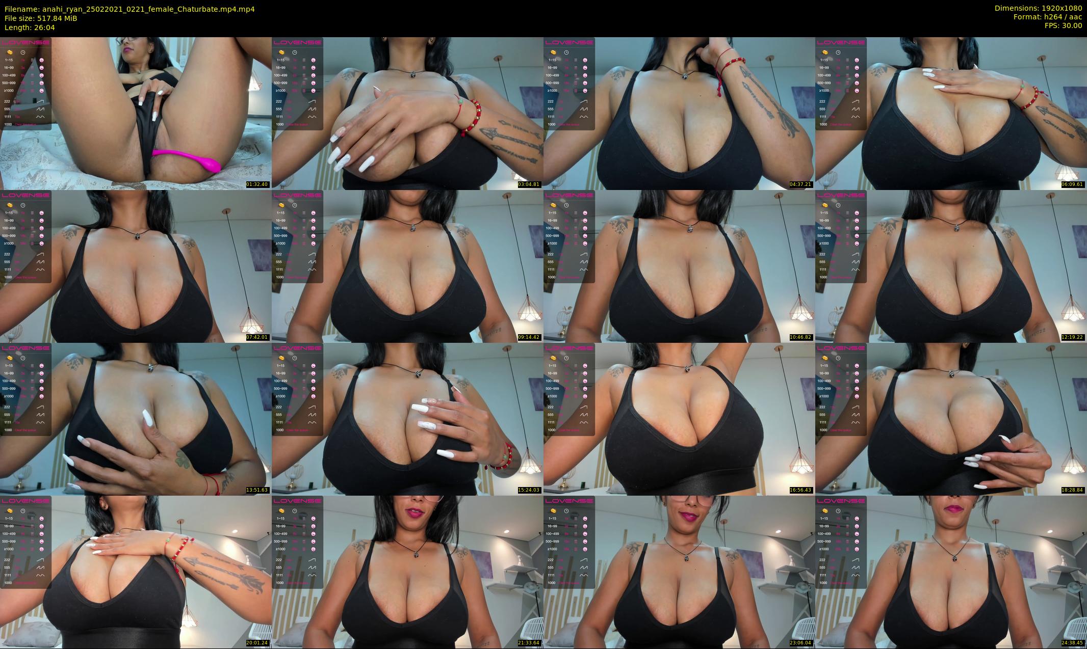 anahi_ryan — 27 minute Chaturbate female cam show recording, 1080p, Feb 25, 2021