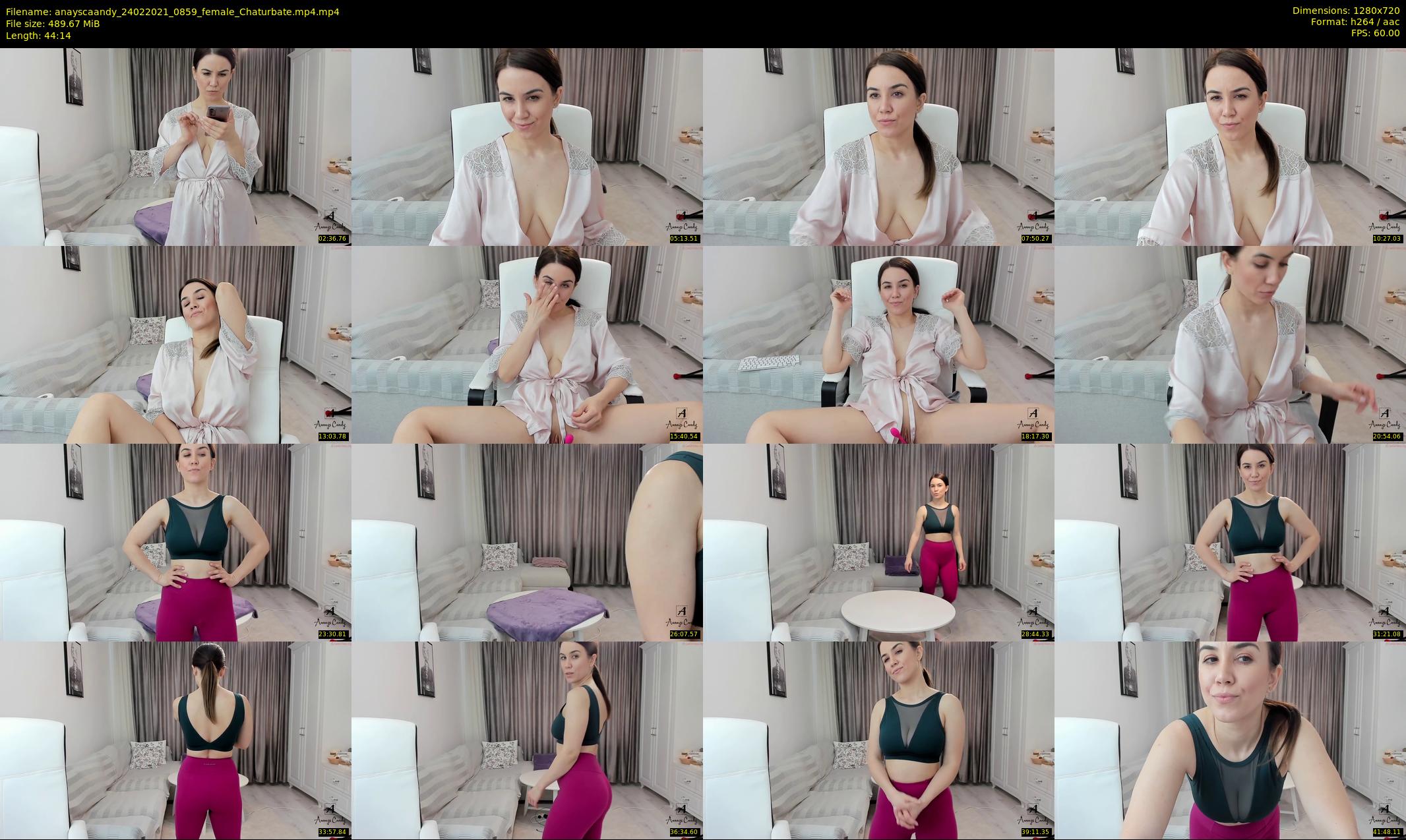 anayscaandy — 45 minute Chaturbate female cam show recording, 720p, Feb 24, 2021