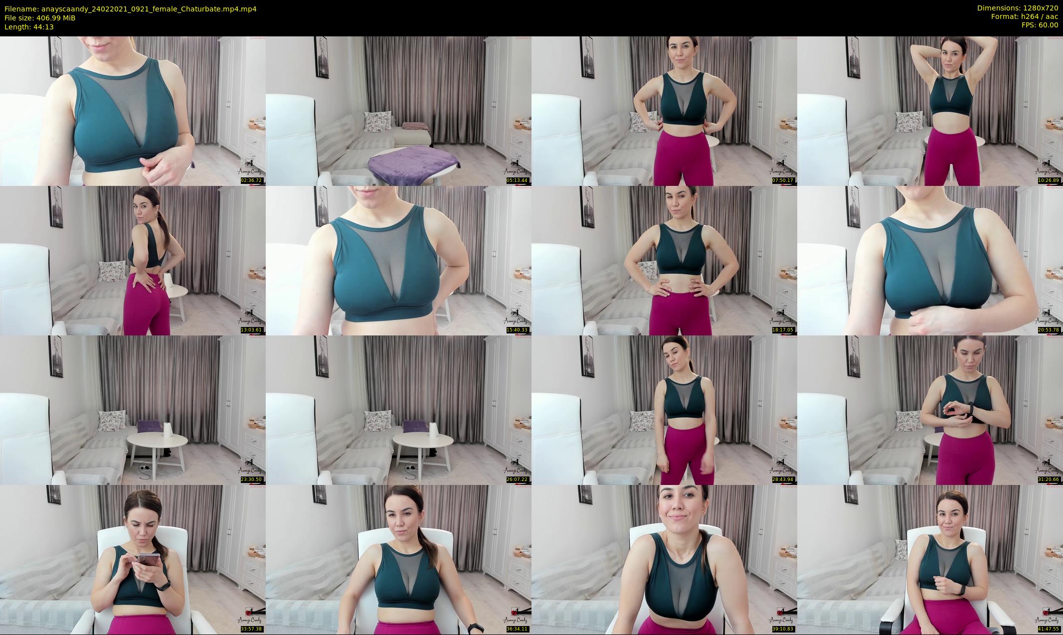 anayscaandy — 45 minute Chaturbate female cam show recording, 720p, Feb 24, 2021