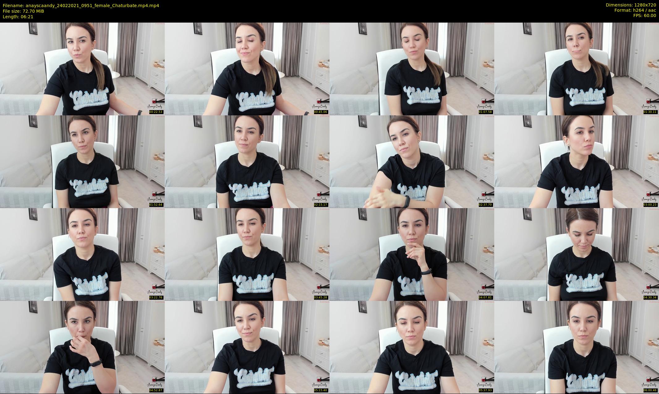 anayscaandy — 7 minute Chaturbate female cam show recording, 720p, Feb 24, 2021