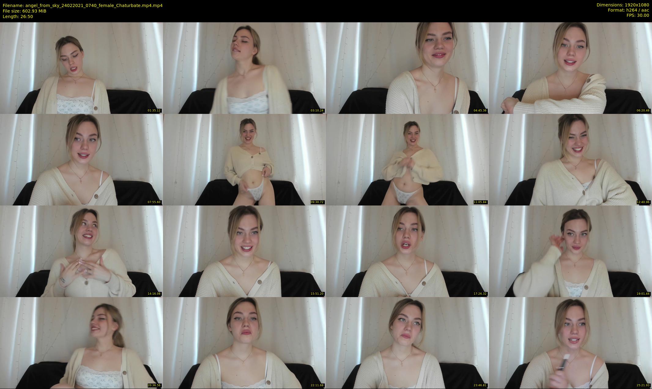 angel_from_sky — 27 minute Chaturbate female cam show recording, 1080p, Feb 24, 2021