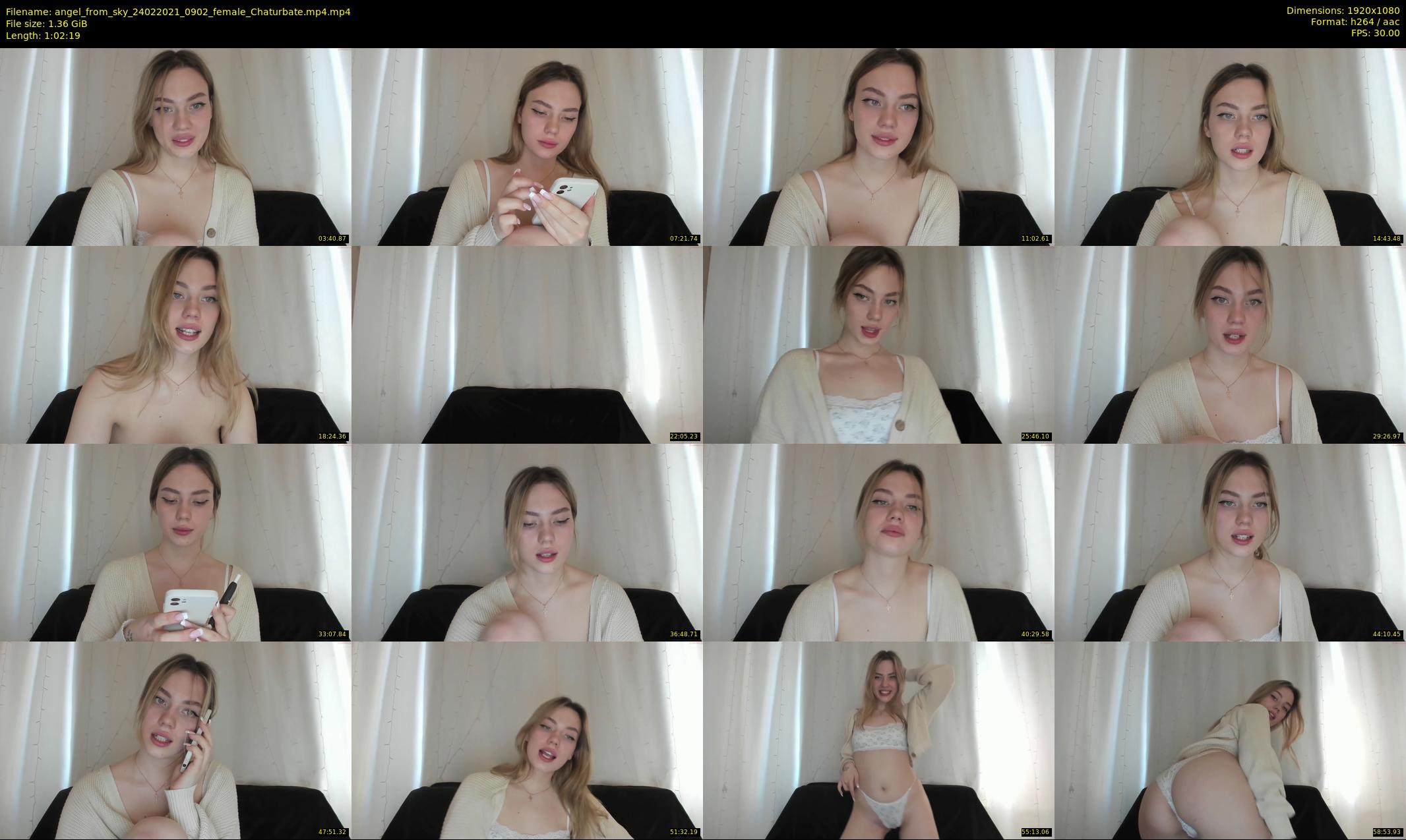 angel_from_sky — 63 minute Chaturbate female cam show recording, 1080p, Feb 24, 2021