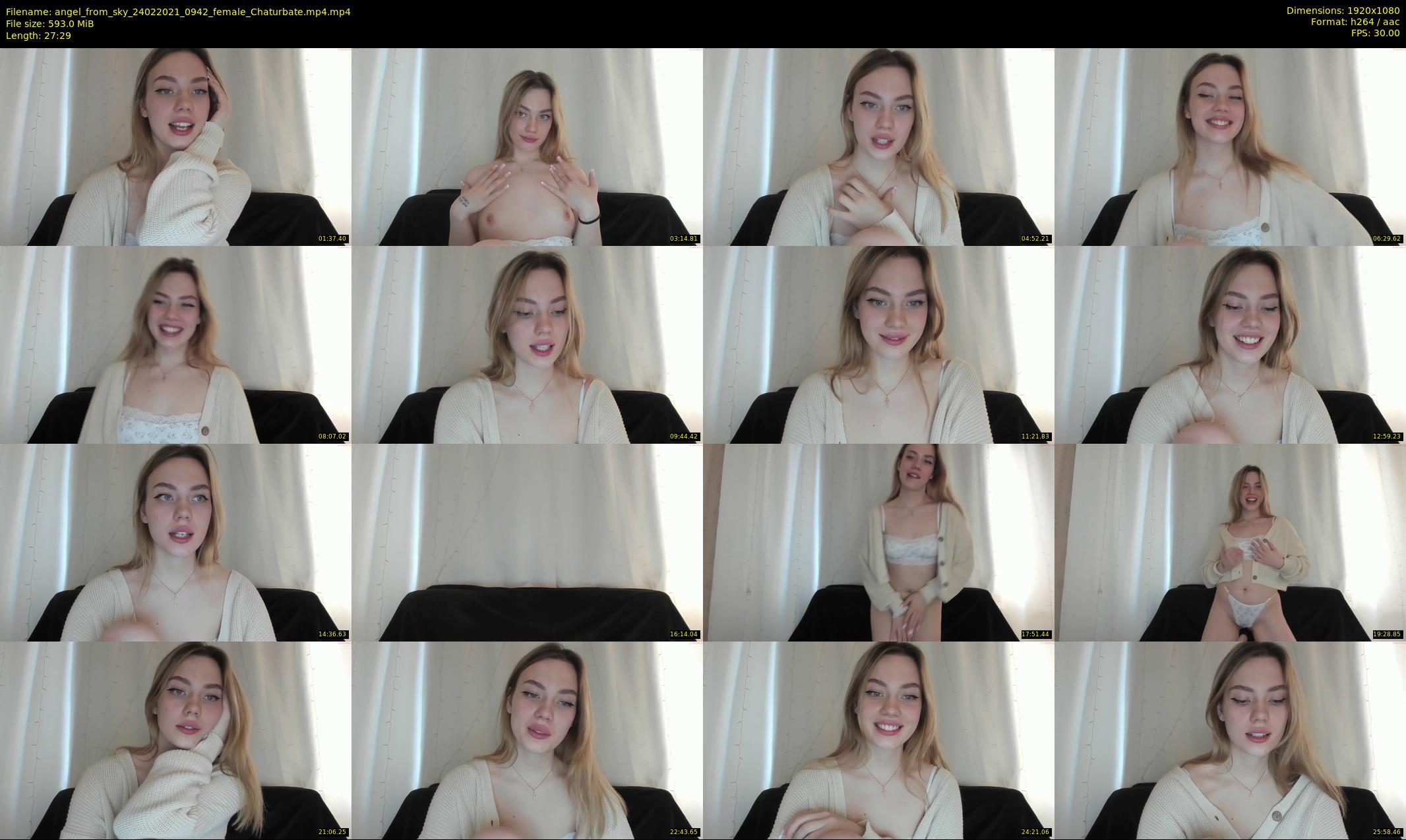 angel_from_sky — 28 minute Chaturbate female cam show recording, 1080p, Feb 24, 2021