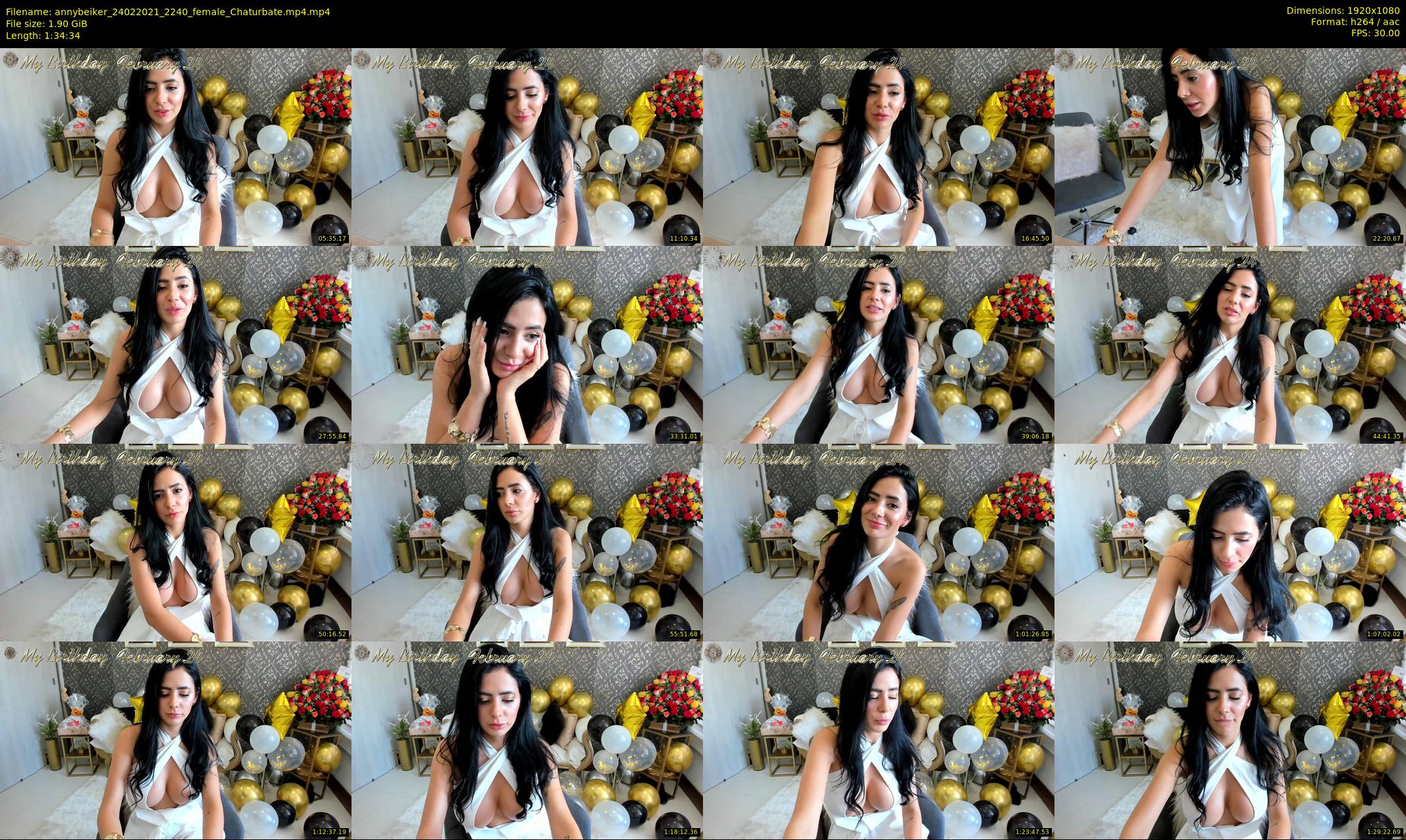 annybeiker — 95 minute Chaturbate female cam show recording, 1080p, Feb 24, 2021