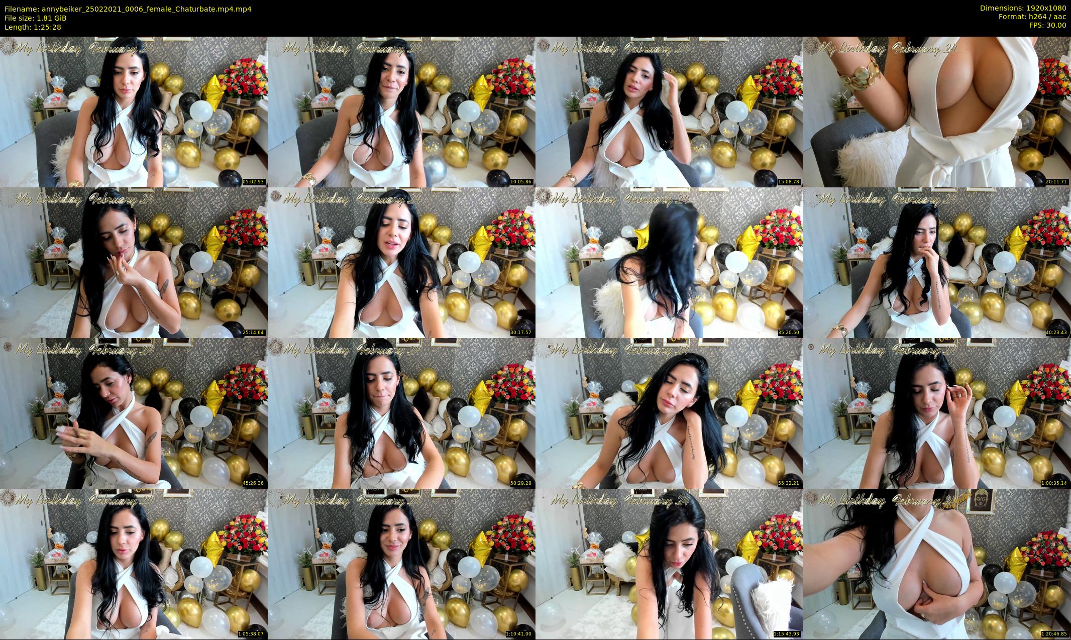 annybeiker — 86 minute Chaturbate female cam show recording, 1080p, Feb 25, 2021