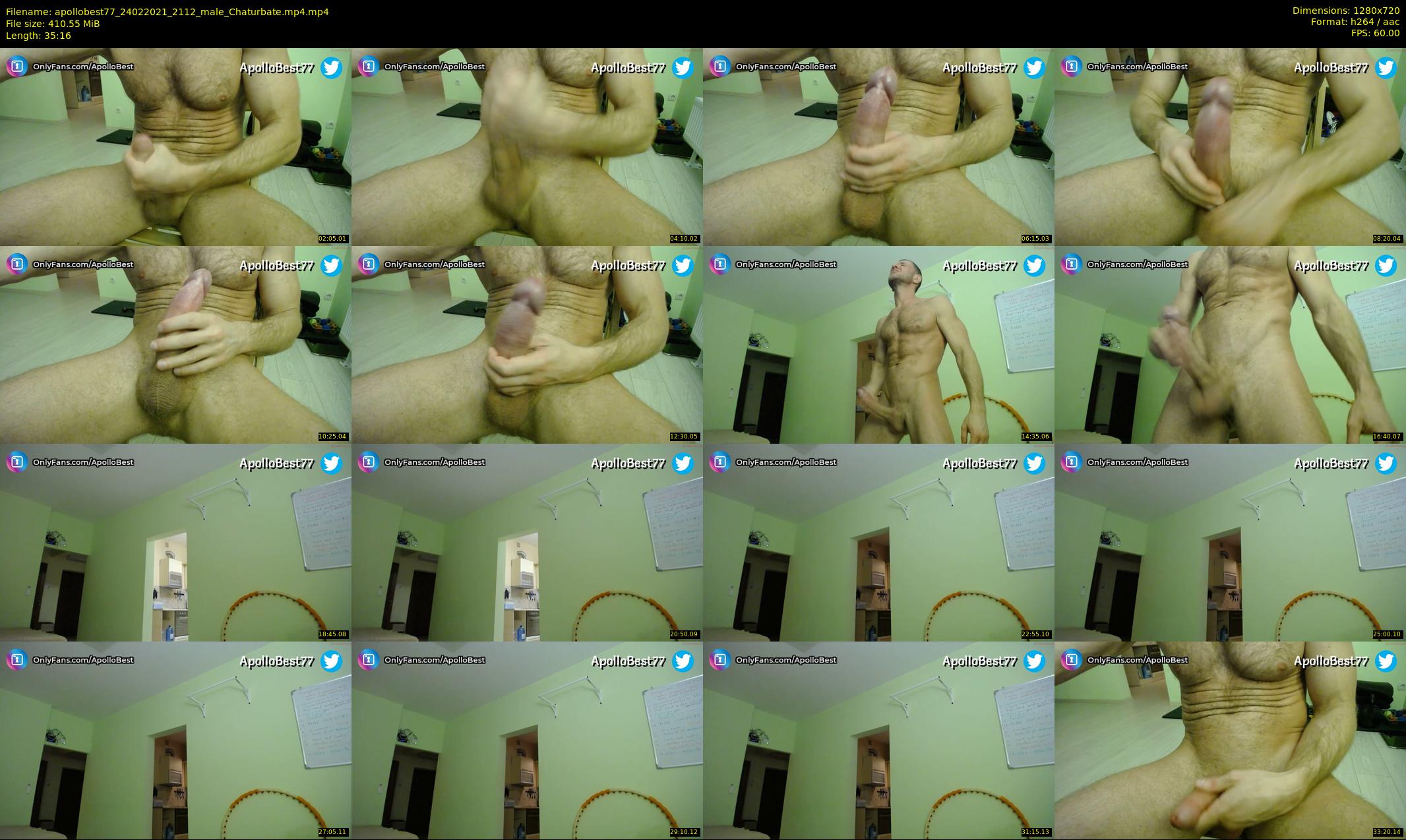 apollobest77 — 36 minute Chaturbate male cam show recording, 720p, Feb 24, 2021