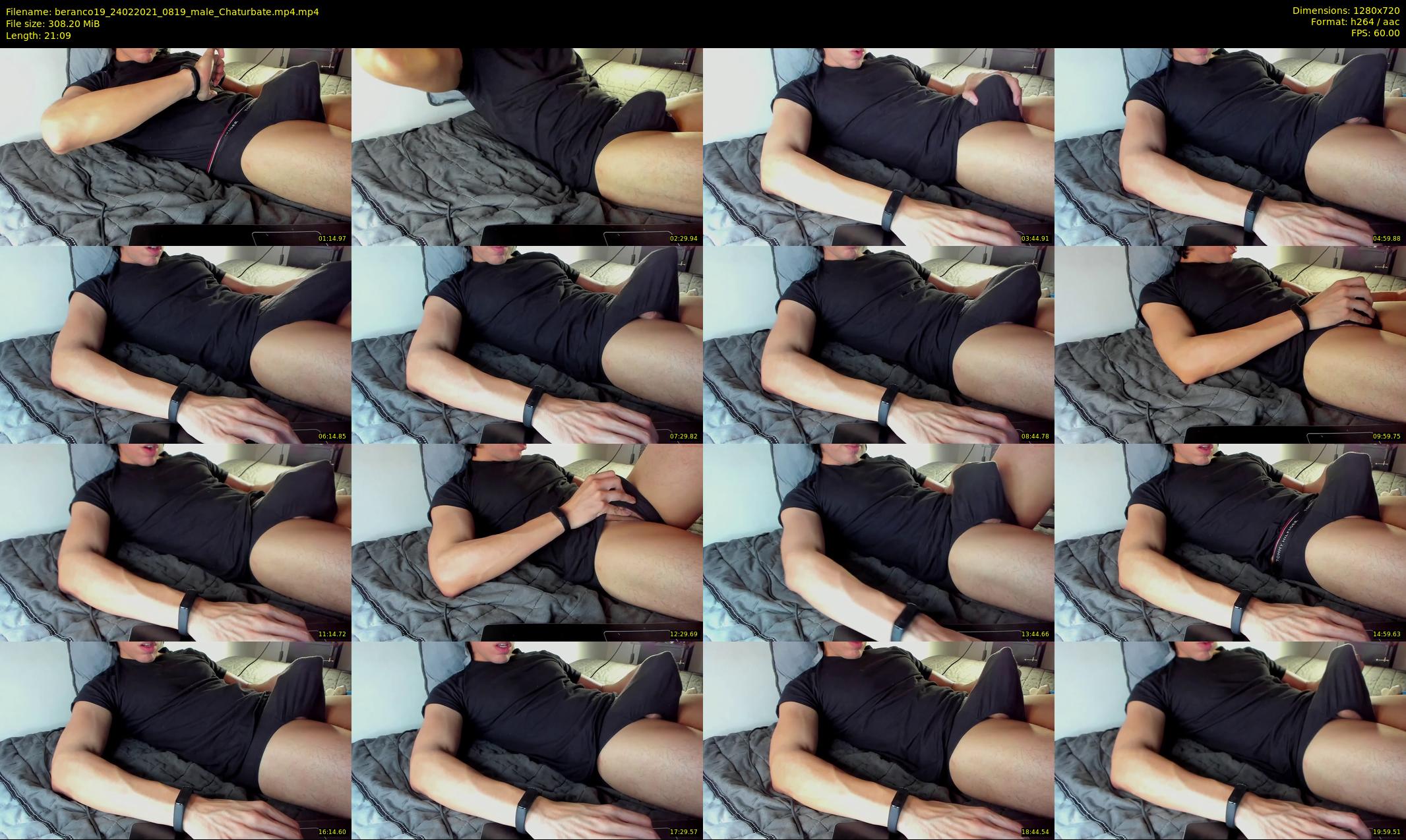 beranco19 — 22 minute Chaturbate male cam show recording, 720p, Feb 24, 2021