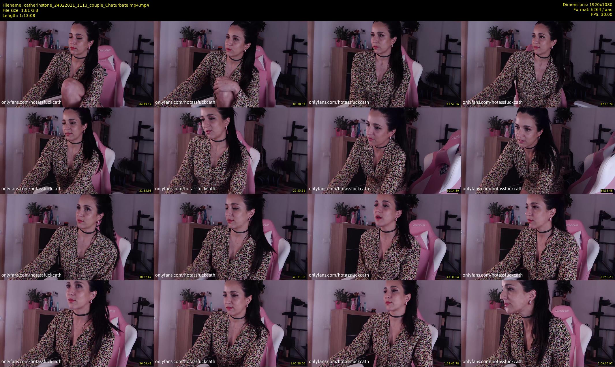 catherinstone — 74 minute Chaturbate female cam show recording, 1080p, Feb 24, 2021