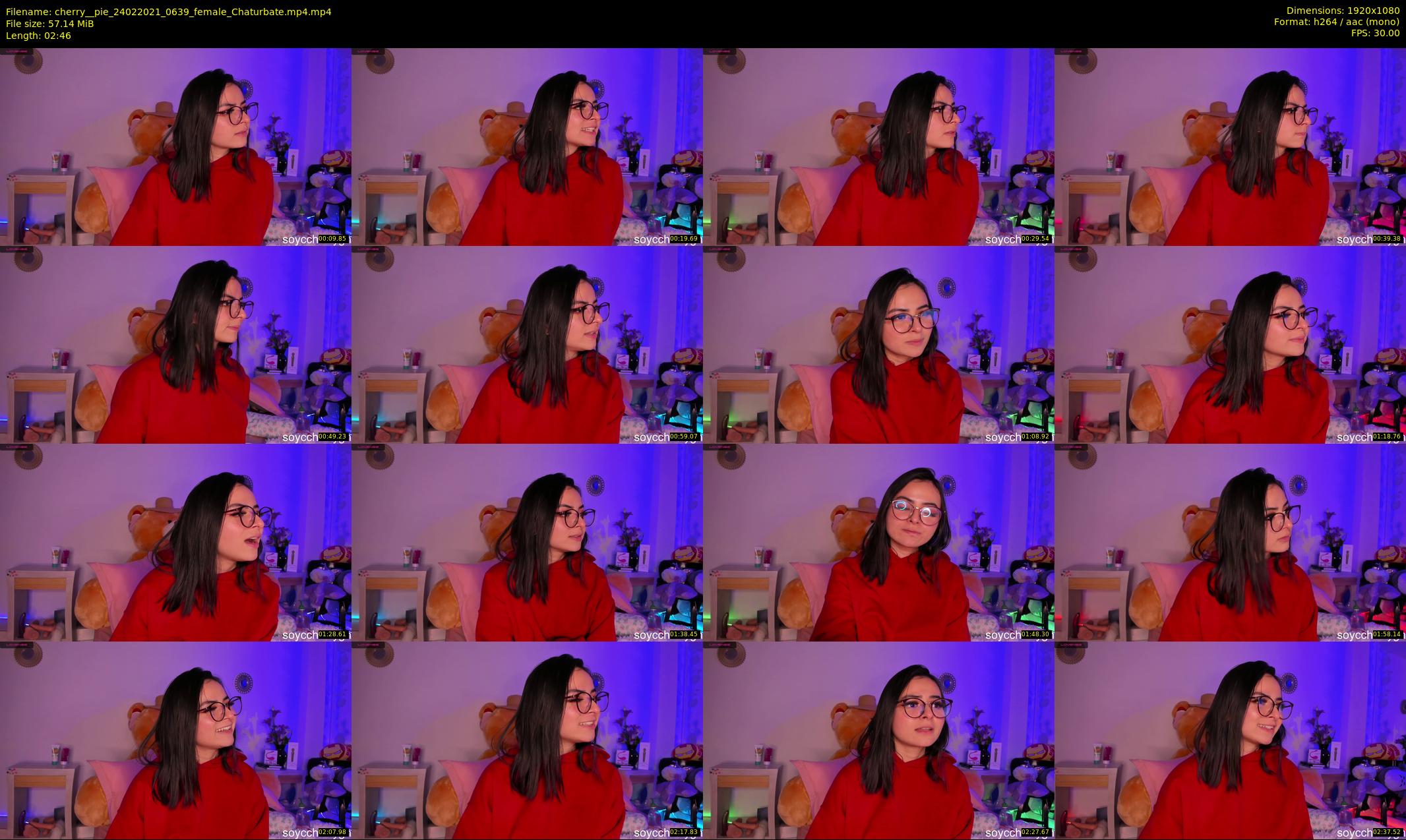 cherry__pie — 3 minute Chaturbate female cam show recording, 1080p, Feb 24, 2021