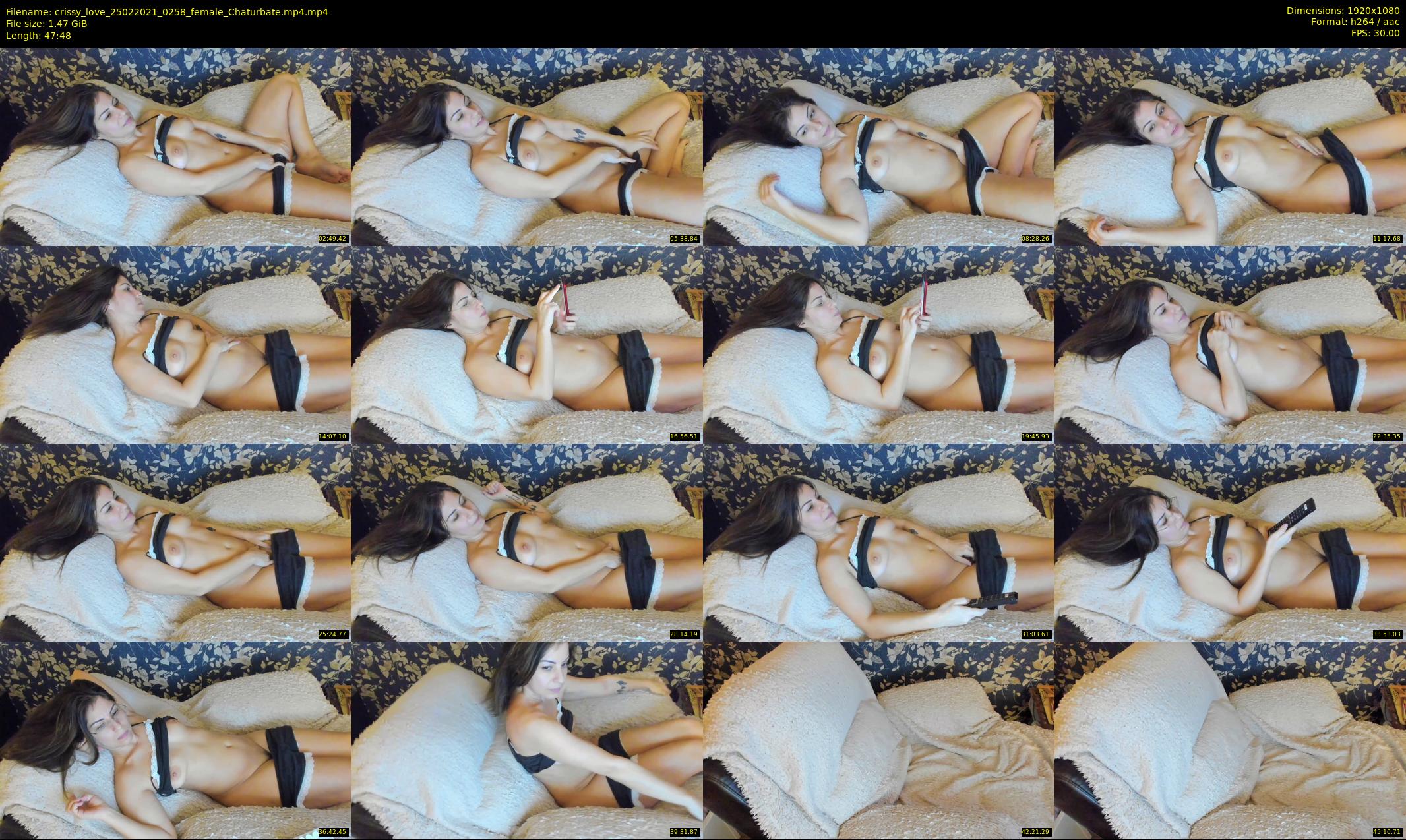 crissy_love — 48 minute Chaturbate female cam show recording, 1080p, Feb 25, 2021