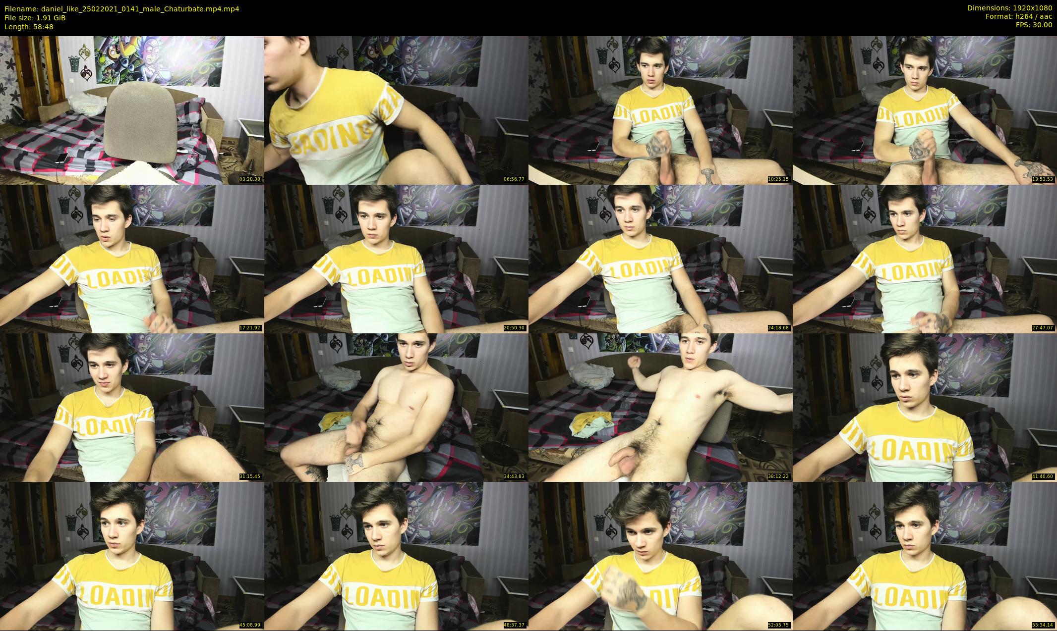 daniel_like — 59 minute Chaturbate male cam show recording, 1080p, Feb 25, 2021