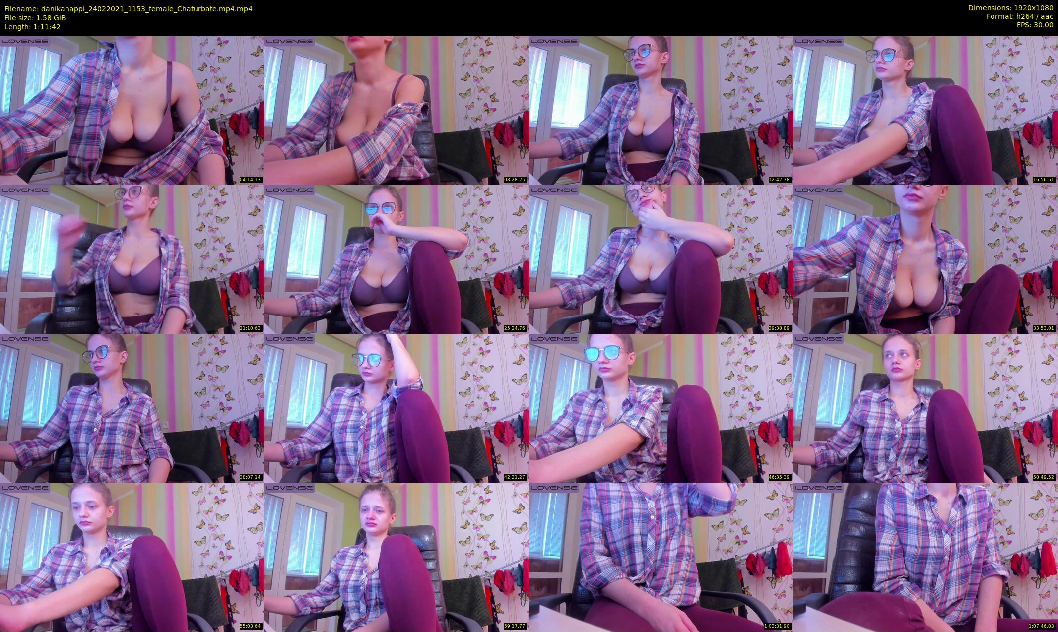 danikanappi — 72 minute Chaturbate female cam show recording, 1080p, Feb 24, 2021