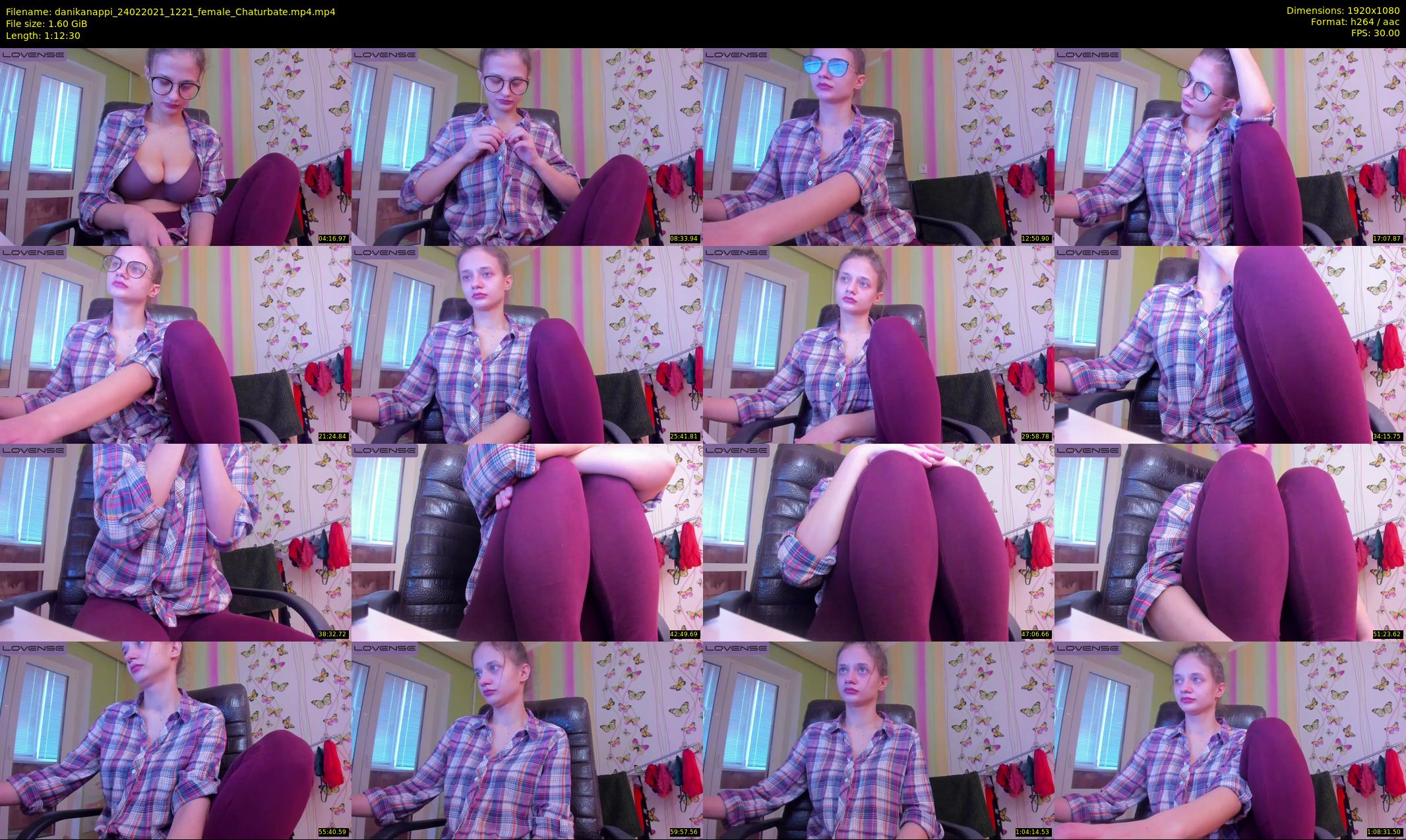 danikanappi — 73 minute Chaturbate female cam show recording, 1080p, Feb 24, 2021
