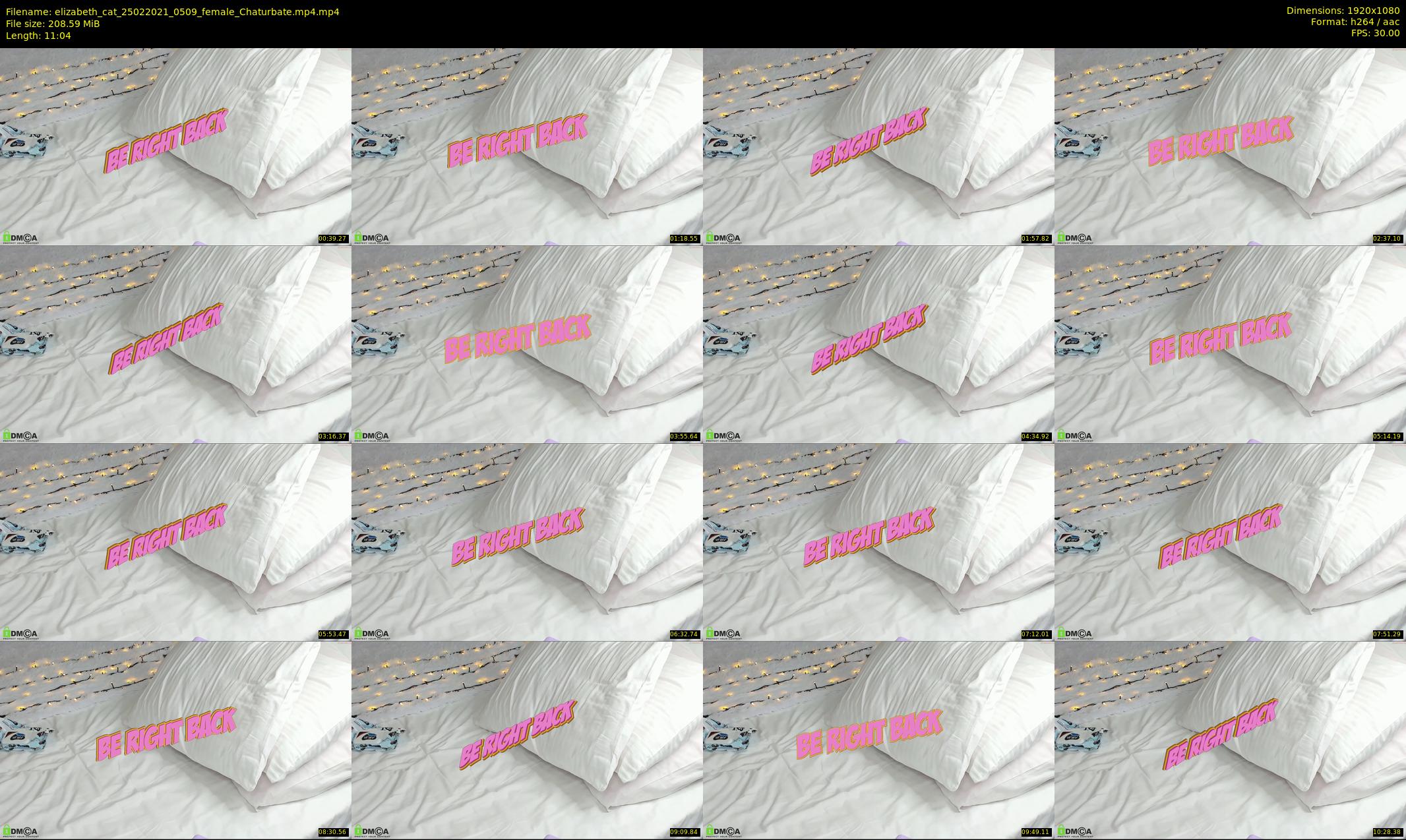 elizabeth_cat — 12 minute Chaturbate female cam show recording, 1080p, Feb 25, 2021