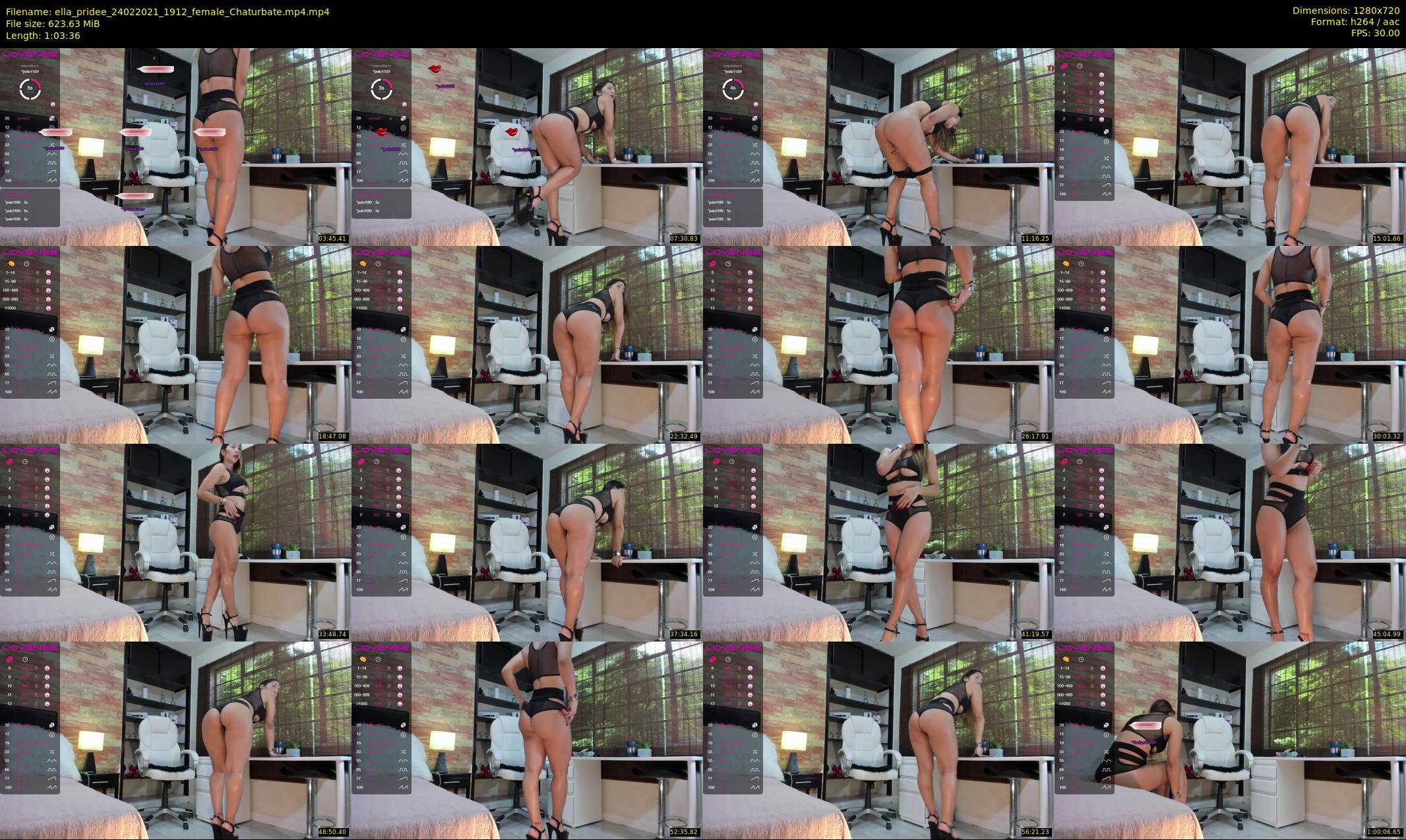 ella_pridee — 64 minute Chaturbate female cam show recording, 720p, Feb 24, 2021