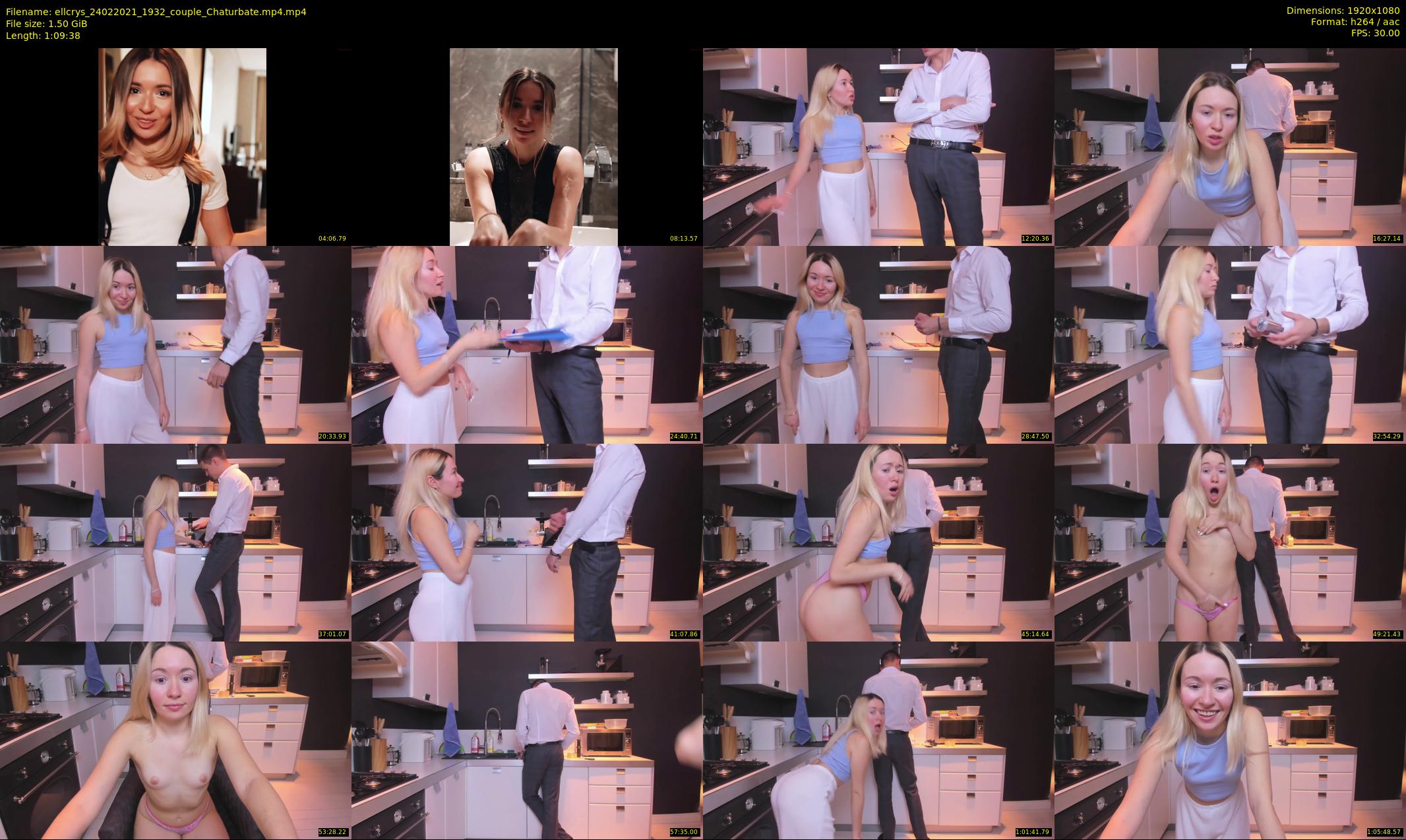 ellcrys — 70 minute Chaturbate couple cam show recording, 1080p, Feb 24, 2021