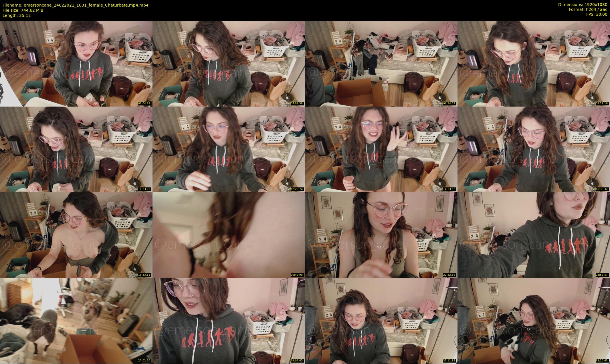 emersoncane — 36 minute Chaturbate female cam show recording, 1080p, Feb 24, 2021
