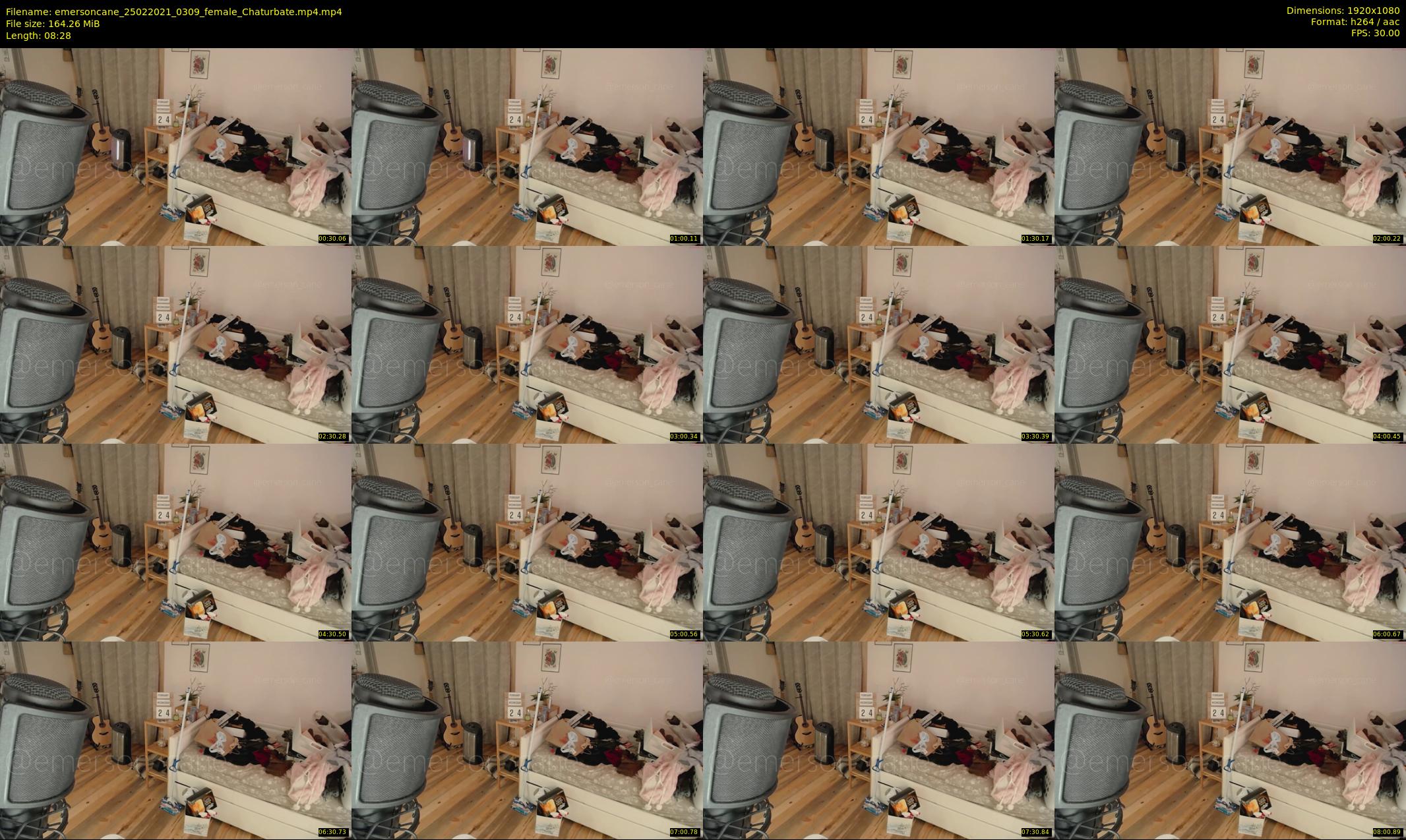 emersoncane — 9 minute Chaturbate female cam show recording, 1080p, Feb 25, 2021