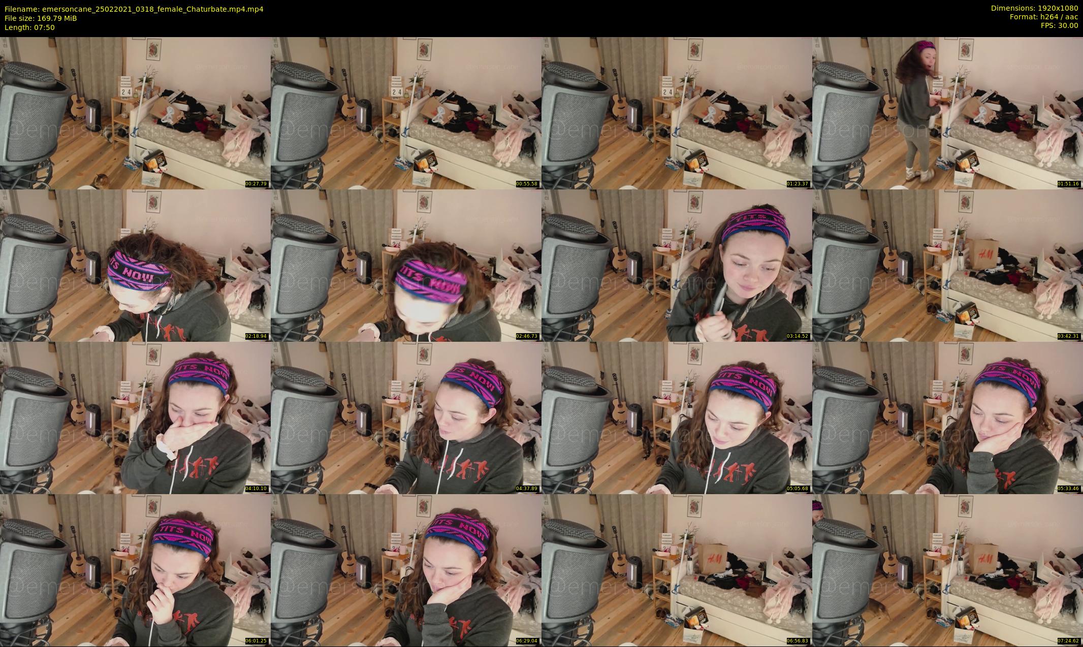 emersoncane — 8 minute Chaturbate female cam show recording, 1080p, Feb 25, 2021