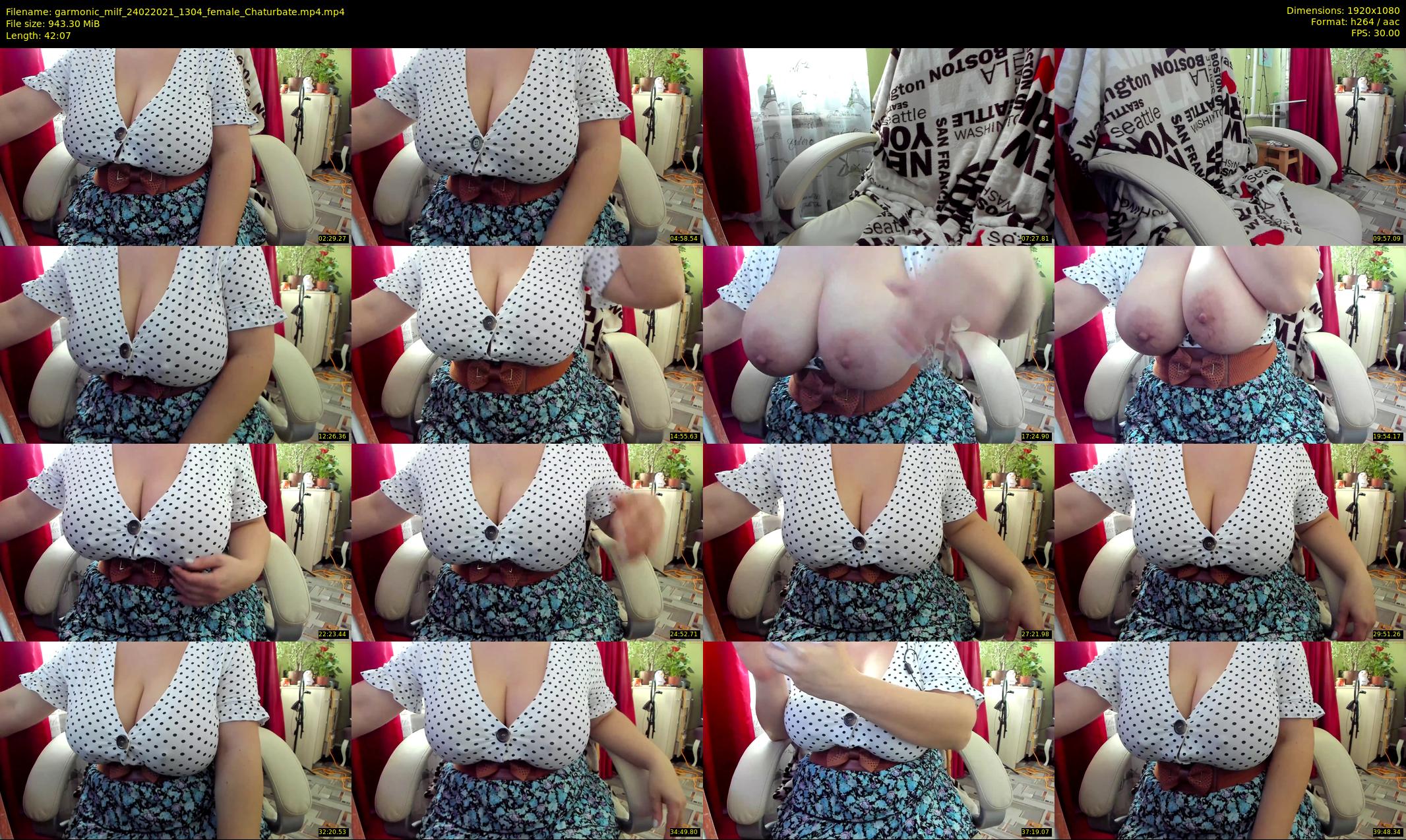 garmonic_milf — 43 minute Chaturbate female cam show recording, 1080p, Feb 24, 2021