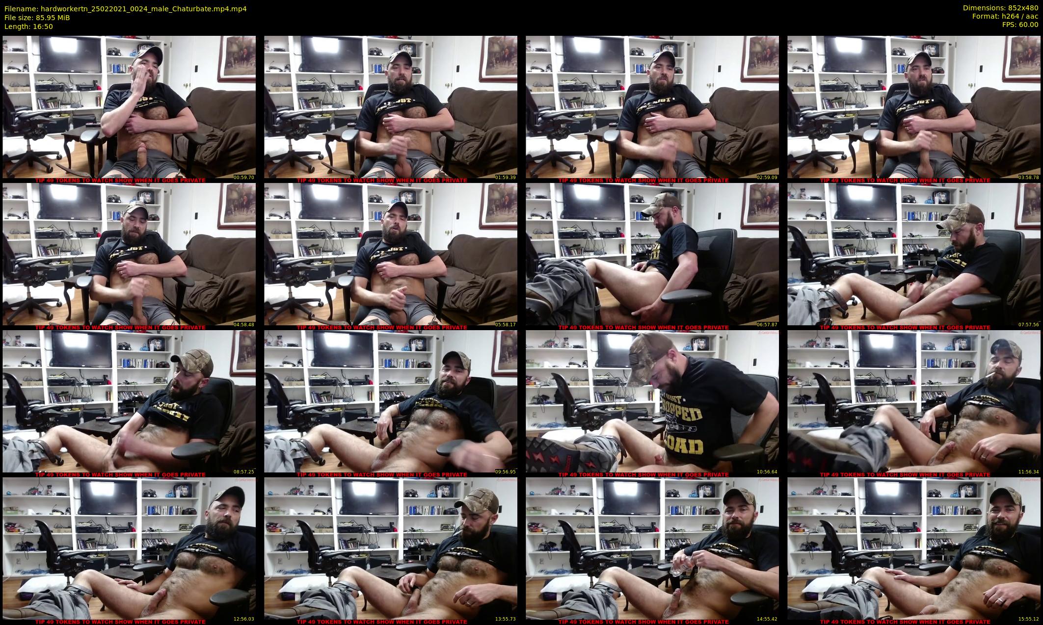 hardworkertn — 17 minute Chaturbate male cam show recording, 480p, Feb 25, 2021