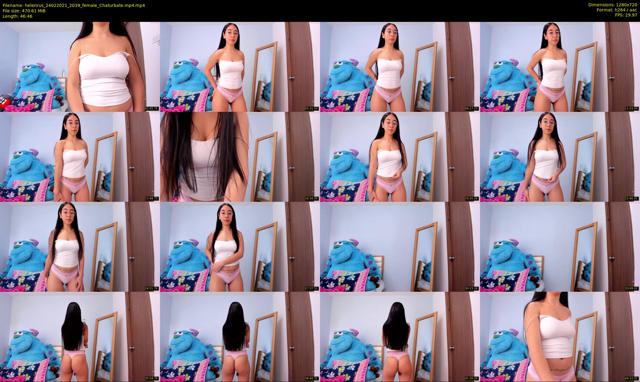 helenrus — 47 minute Chaturbate female cam show recording, 720p, Feb 24, 2021