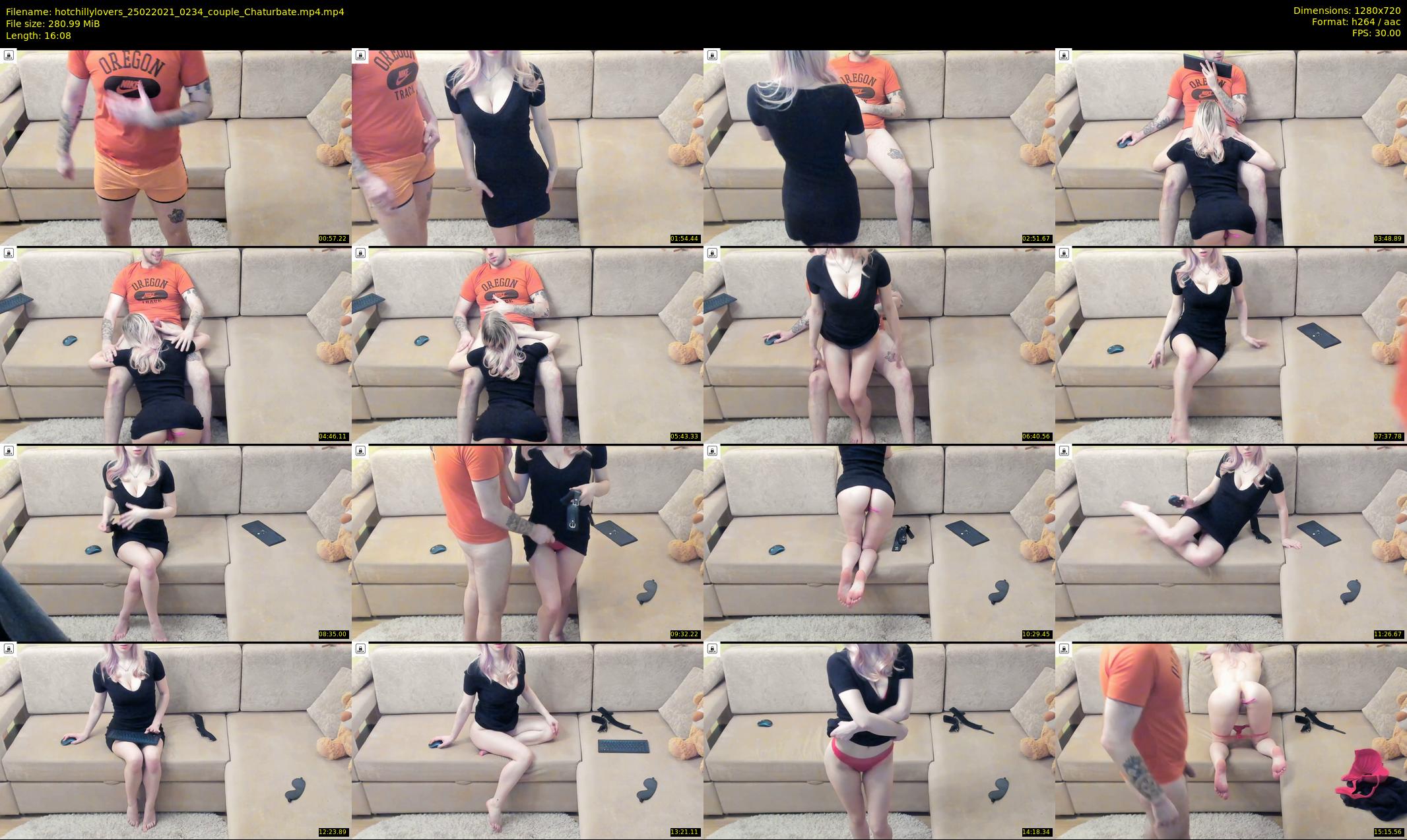 hotchillylovers — 17 minute Chaturbate couple cam show recording, 720p, Feb 25, 2021