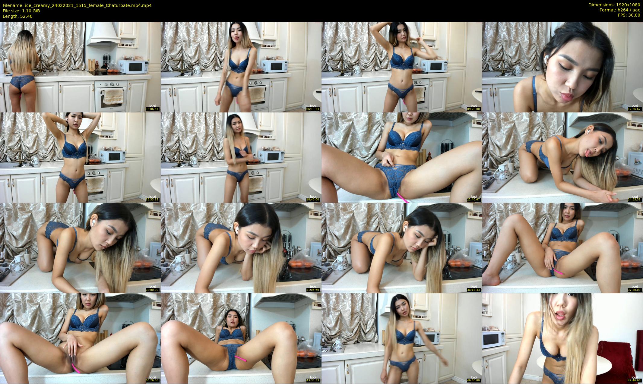 ice_creamy — 53 minute Chaturbate female cam show recording, 1080p, Feb 24, 2021