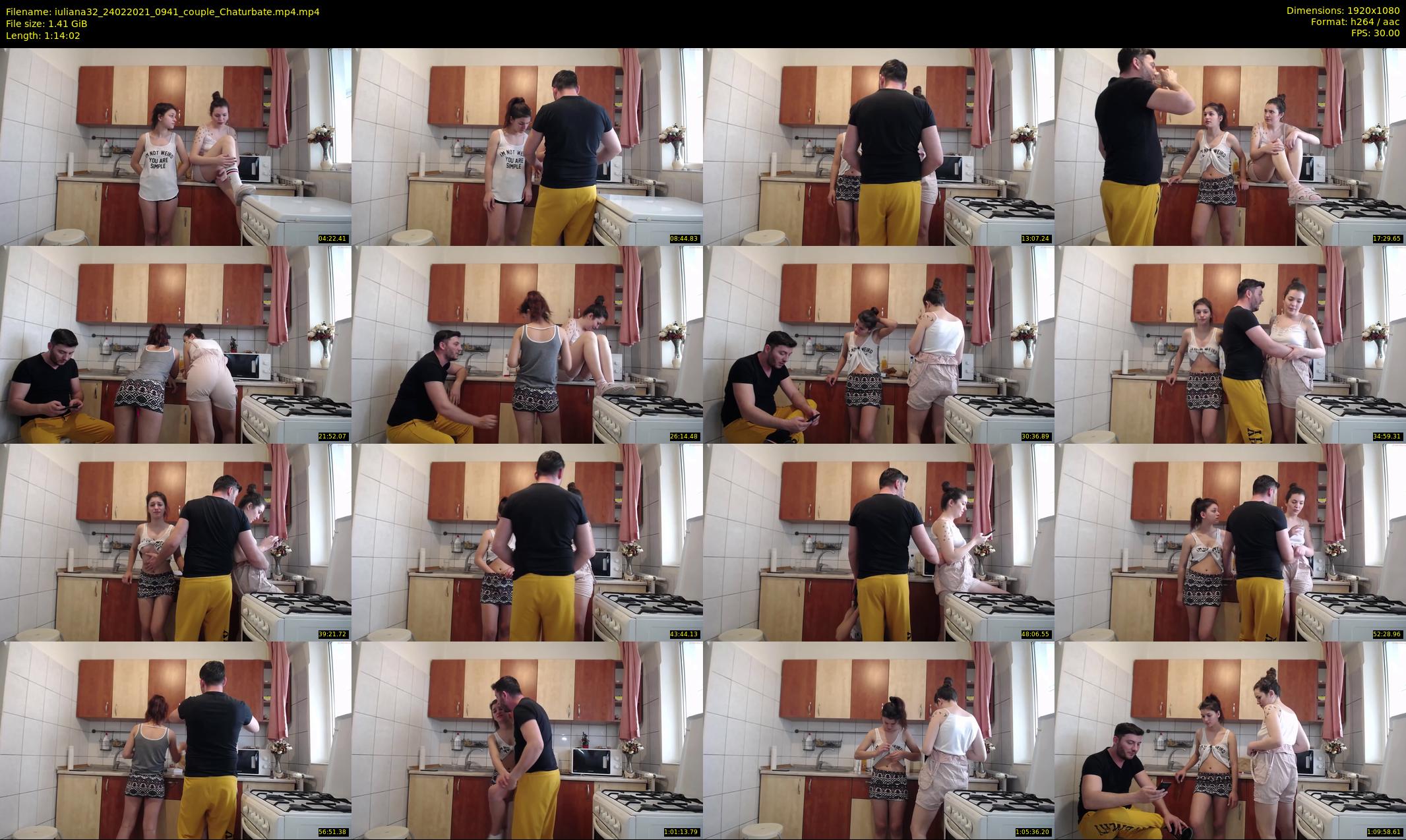 iuliana32 — 75 minute Chaturbate couple cam show recording, 1080p, Feb 24, 2021