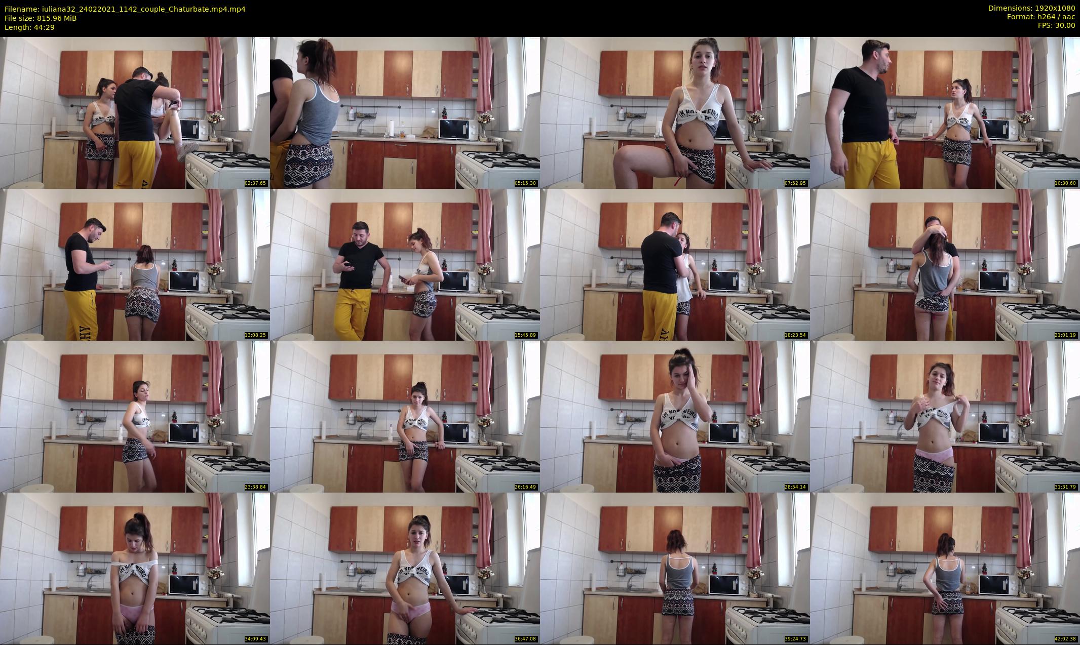 iuliana32 — 45 minute Chaturbate couple cam show recording, 1080p, Feb 24, 2021