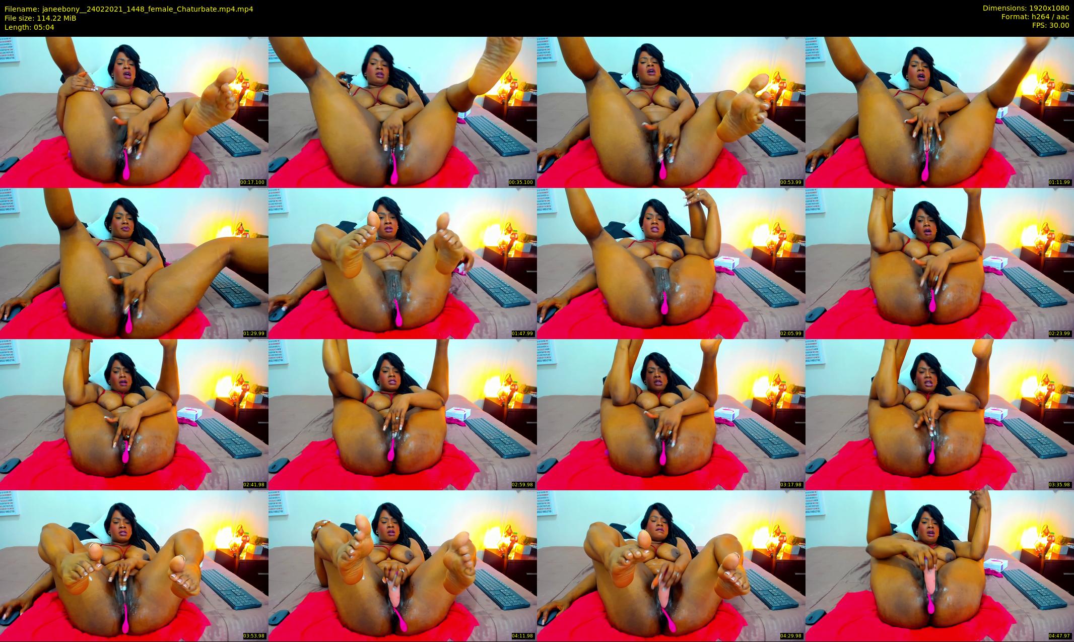 janeebony_ — 6 minute Chaturbate female cam show recording, 1080p, Feb 24, 2021