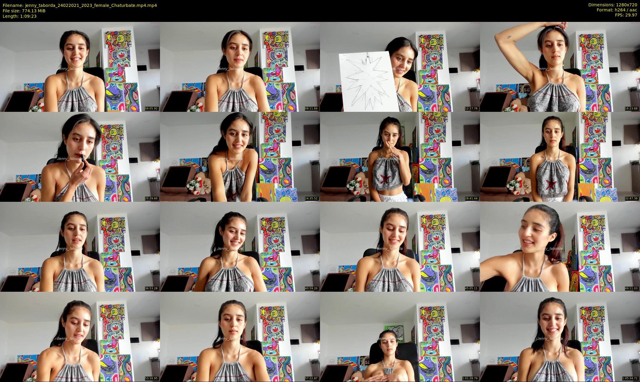 jenny_taborda — 70 minute Chaturbate female cam show recording, 720p, Feb 24, 2021