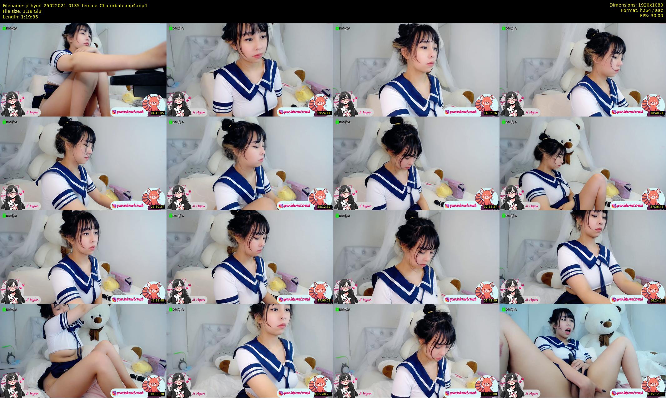 ji_hyun — 80 minute Chaturbate female cam show recording, 1080p, Feb 25, 2021