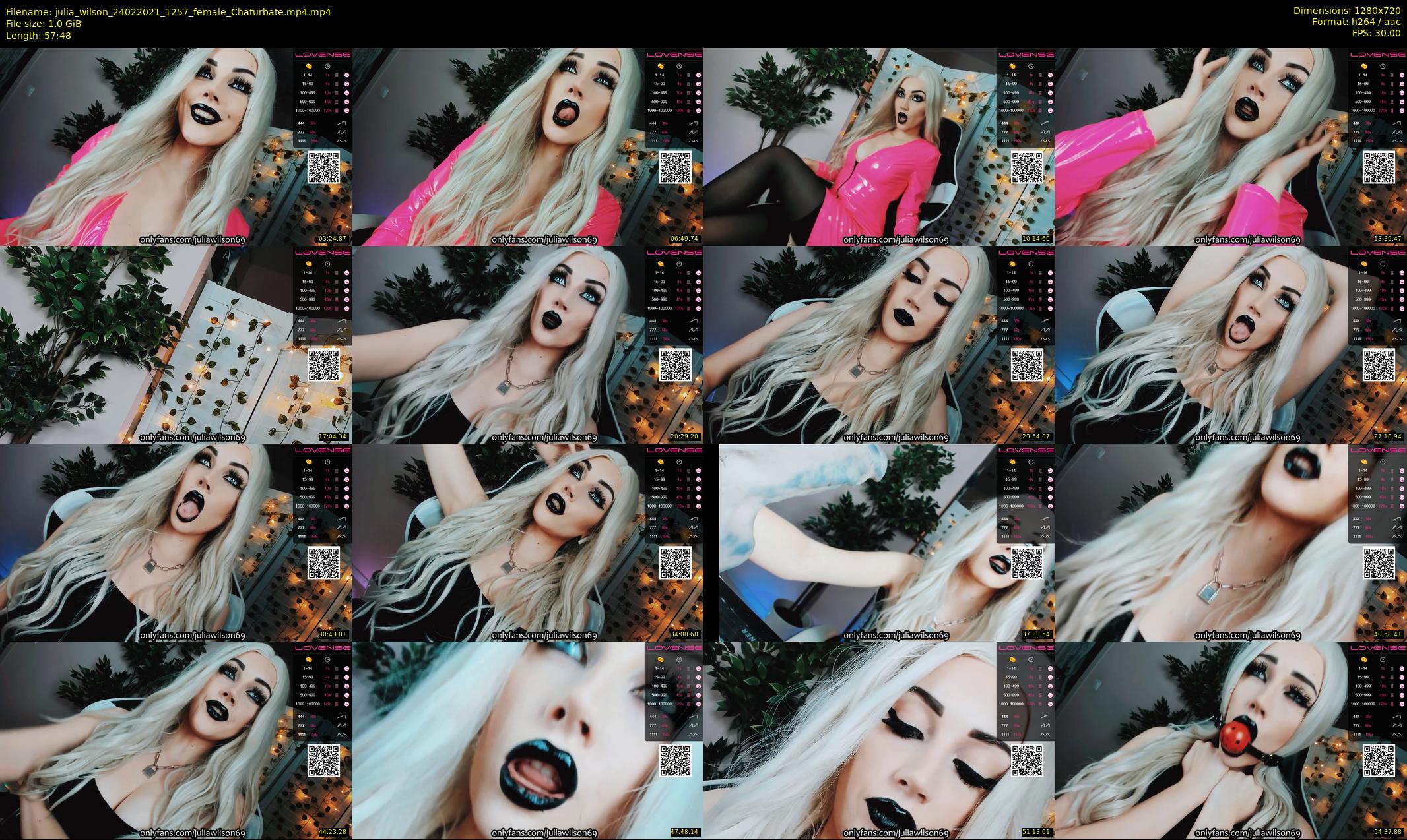 julia_wilson — 58 minute Chaturbate female cam show recording, 720p, Feb 24, 2021