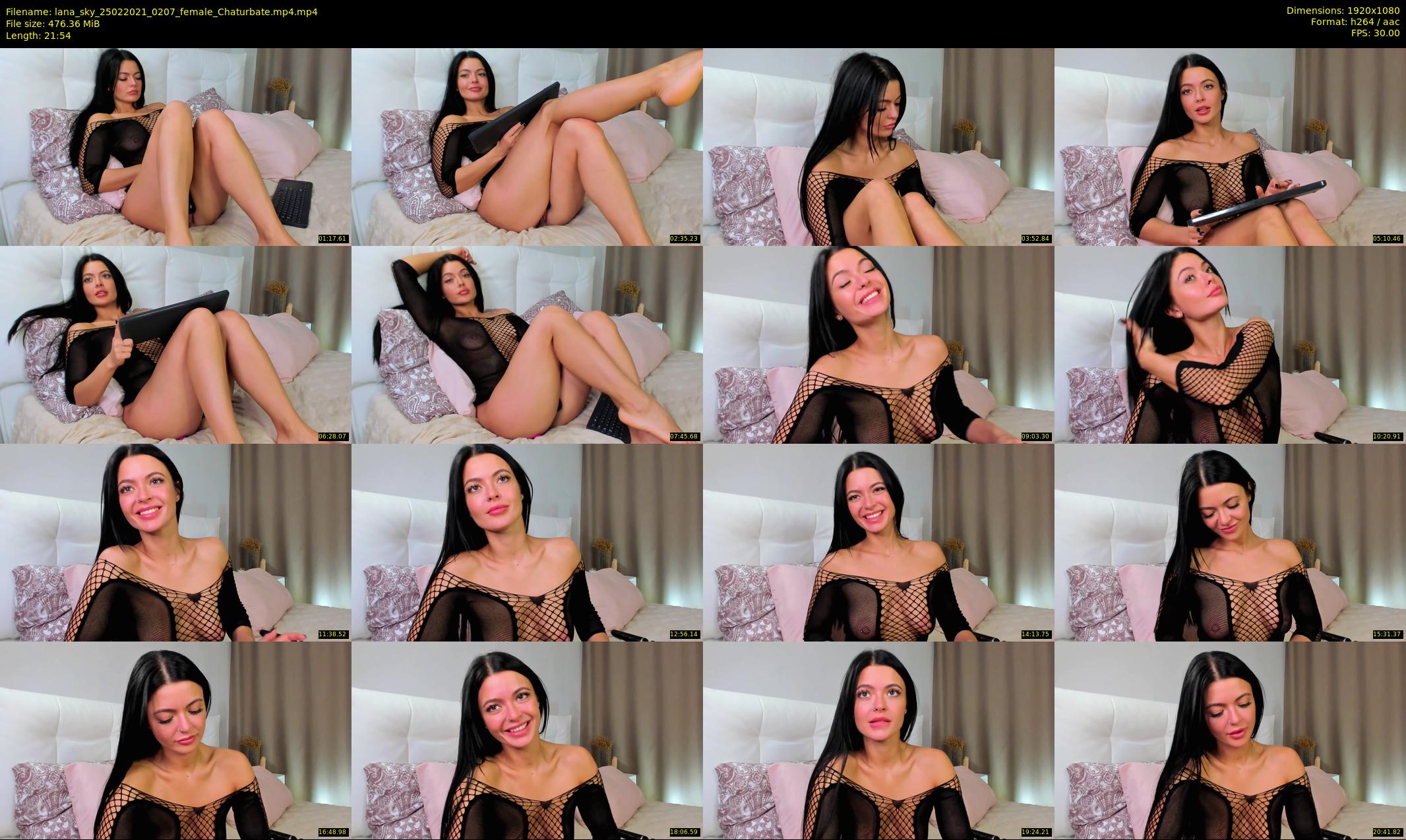 lana_sky — 22 minute Chaturbate female cam show recording, 1080p, Feb 25, 2021
