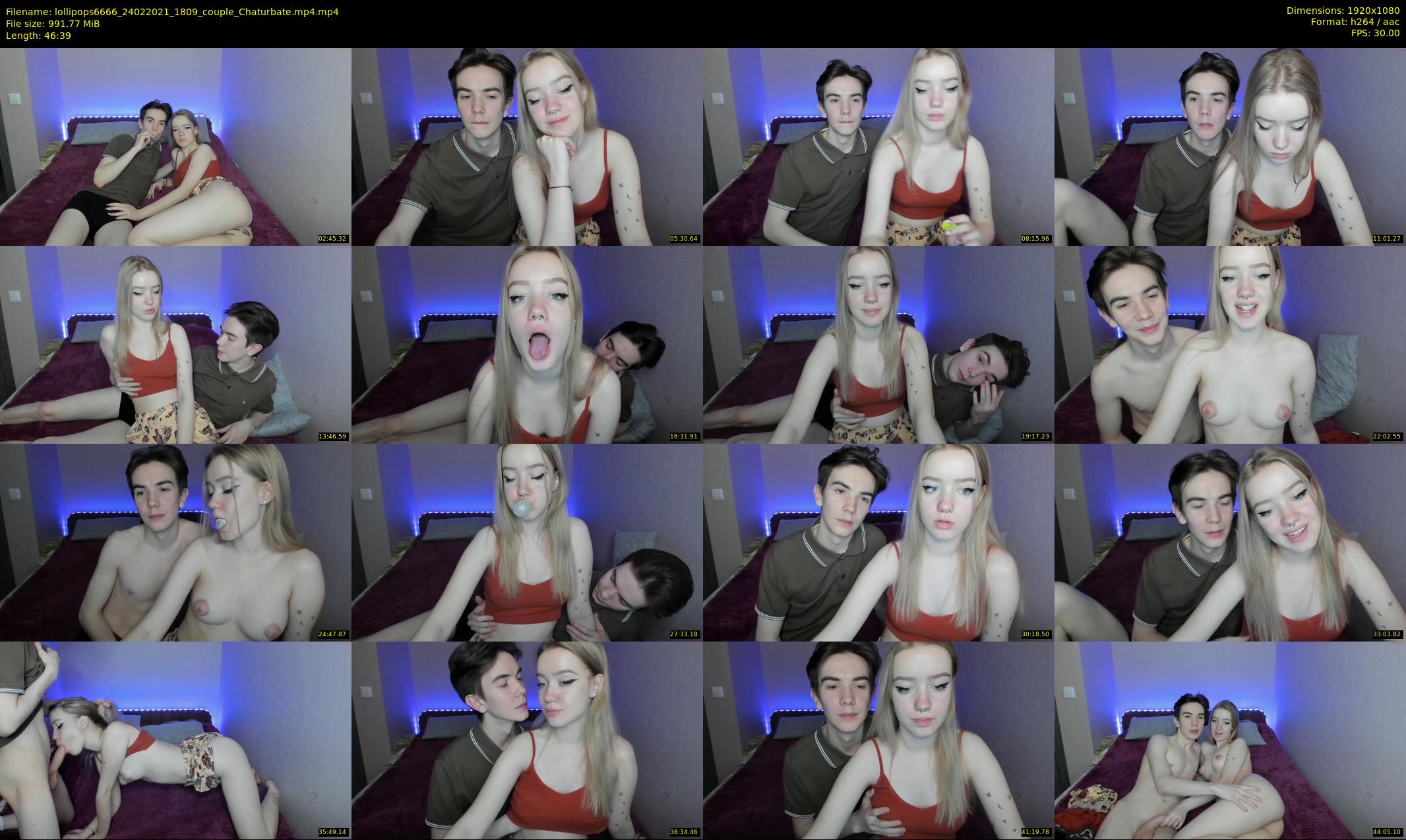 lollipops6666 — 47 minute Chaturbate couple cam show recording, 1080p, Feb 24, 2021